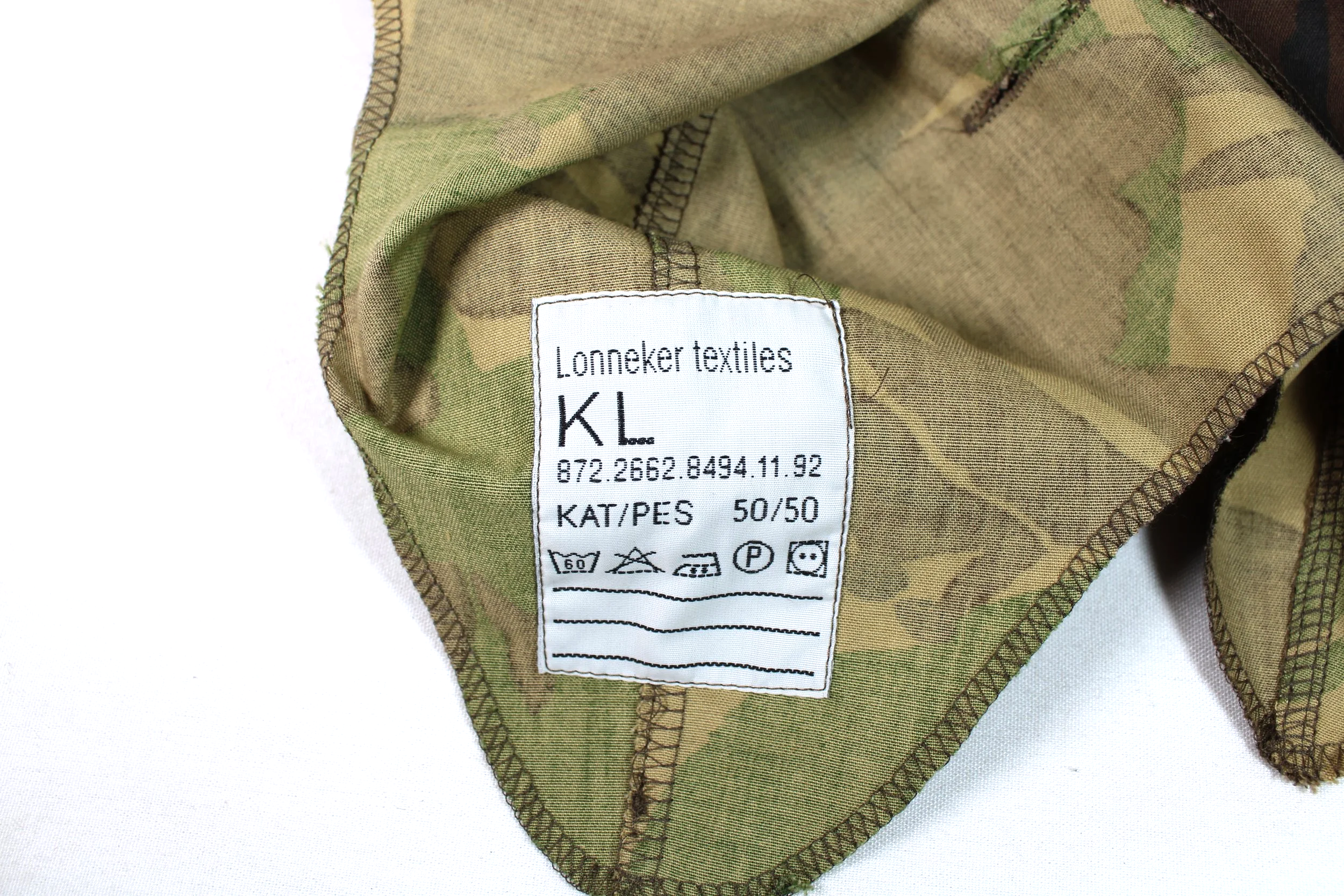 Dutch M1 Helmet Cover DPM Woodland Camo Netherlands M53 1992 Deadstock
