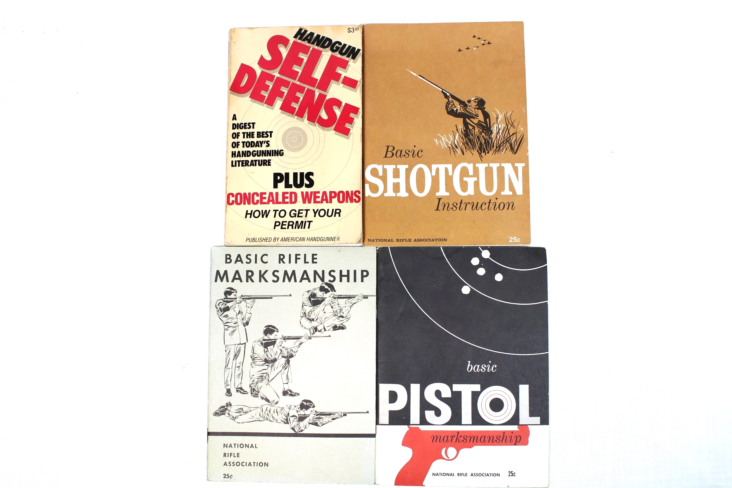 NRA books from the 60's And Self Defense book