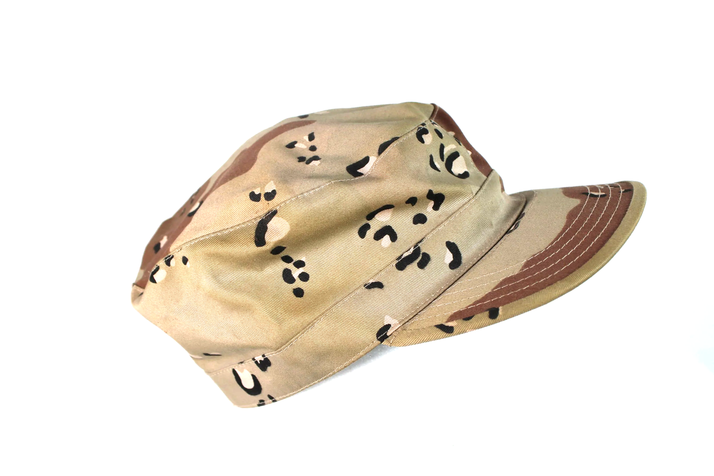 US Military Issue Cap Desert Storm Chocolate Chip Camouflage Hat Size 7 3/4