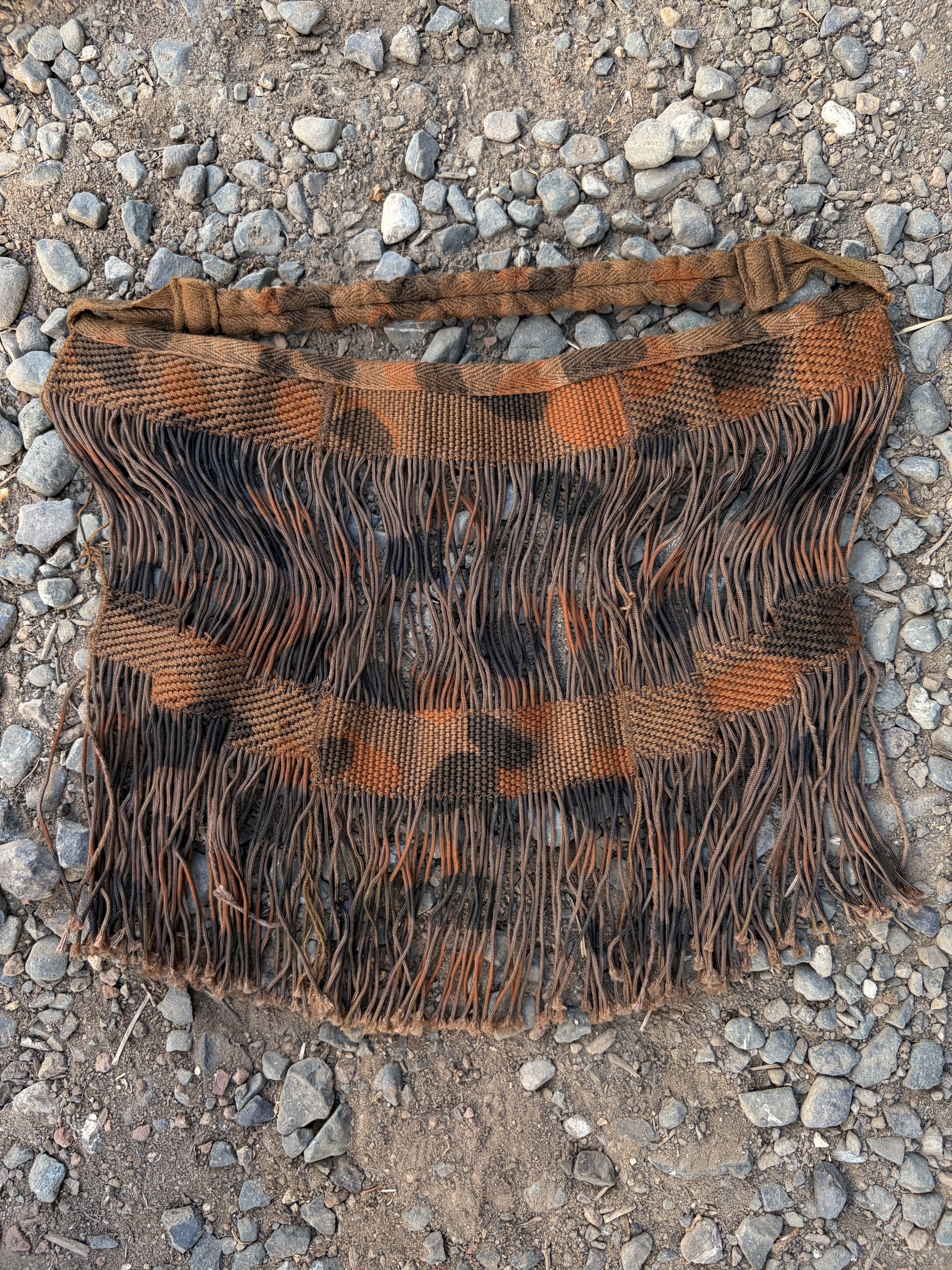 Waffen SS Camouflage Sniper / MG Face Veil M38 Type 1 Reproduction WW2 German (Copy)