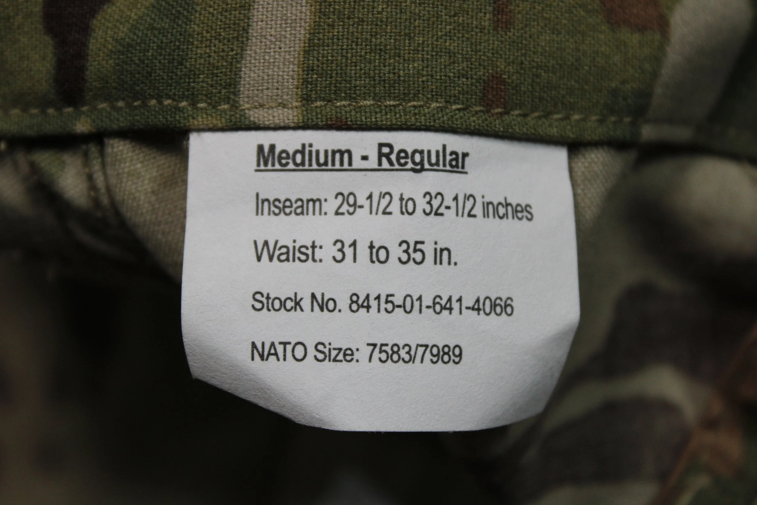 (NEW) OCP Multicam Pants Size Medium Regular