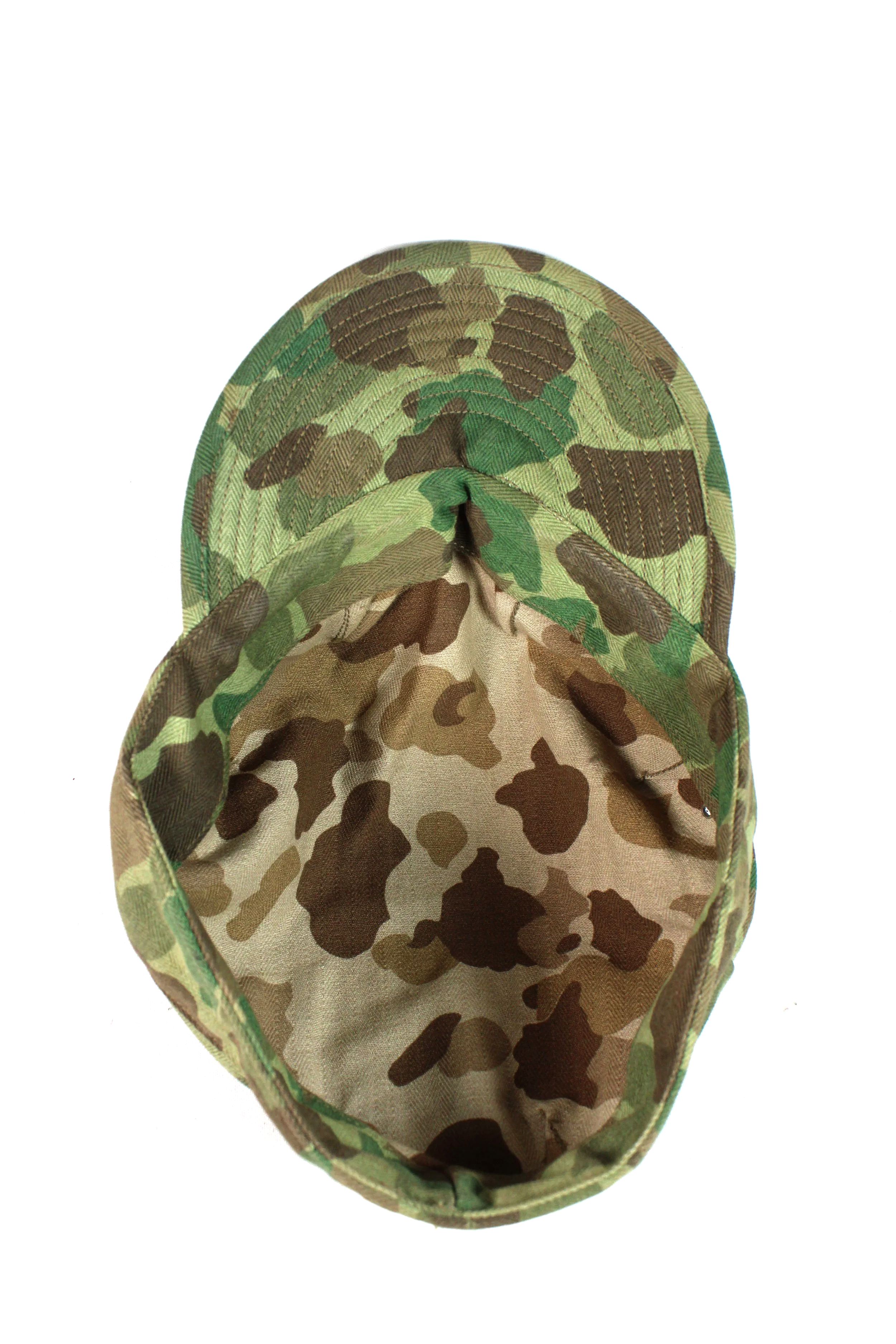 USMC Frogskin Camo WW2 Reproduction Cap Size 7 1/2