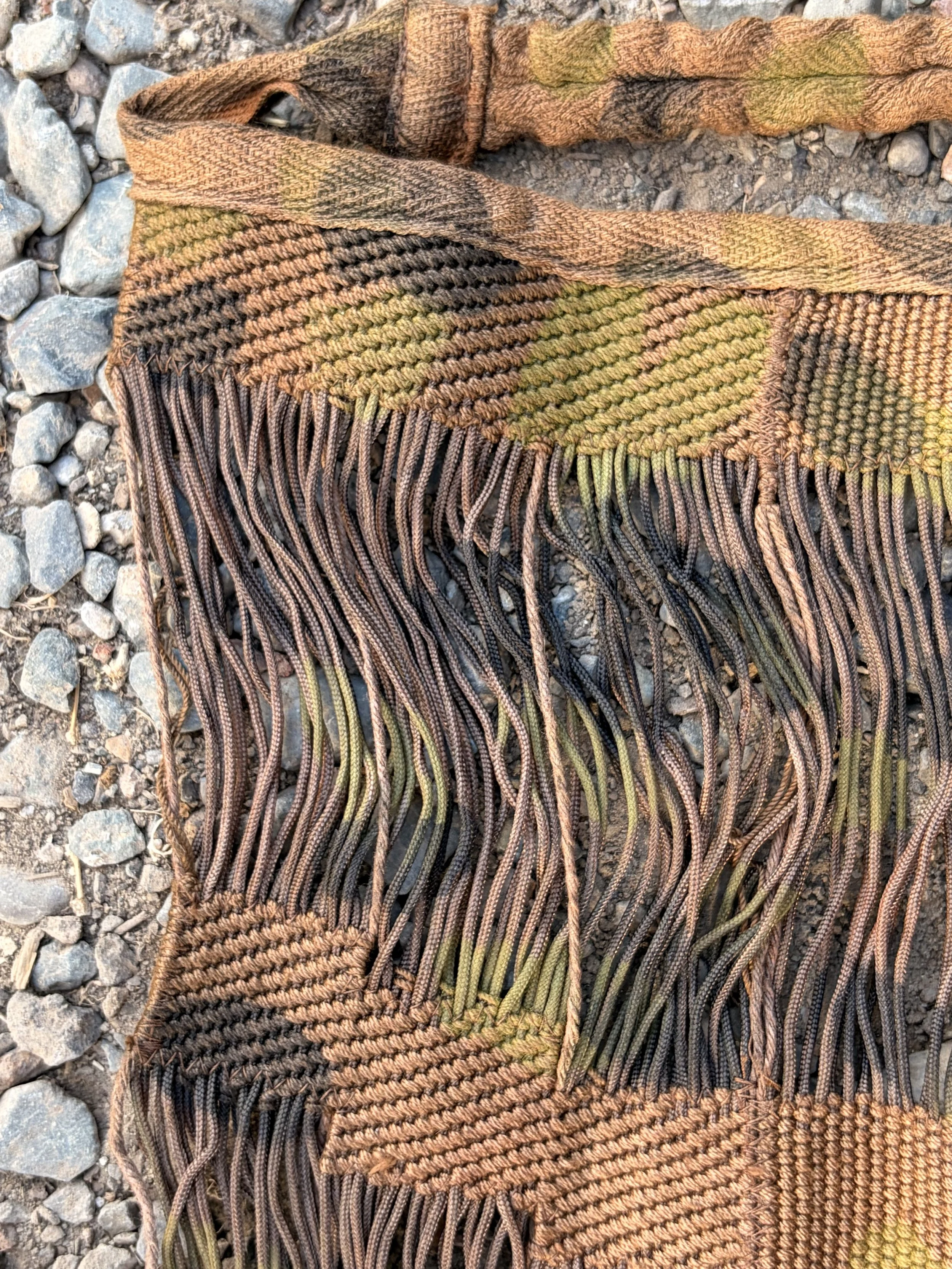 Waffen SS Camouflage Sniper / MG Face Veil M38 Type 1 Reproduction WW2 German (Copy)