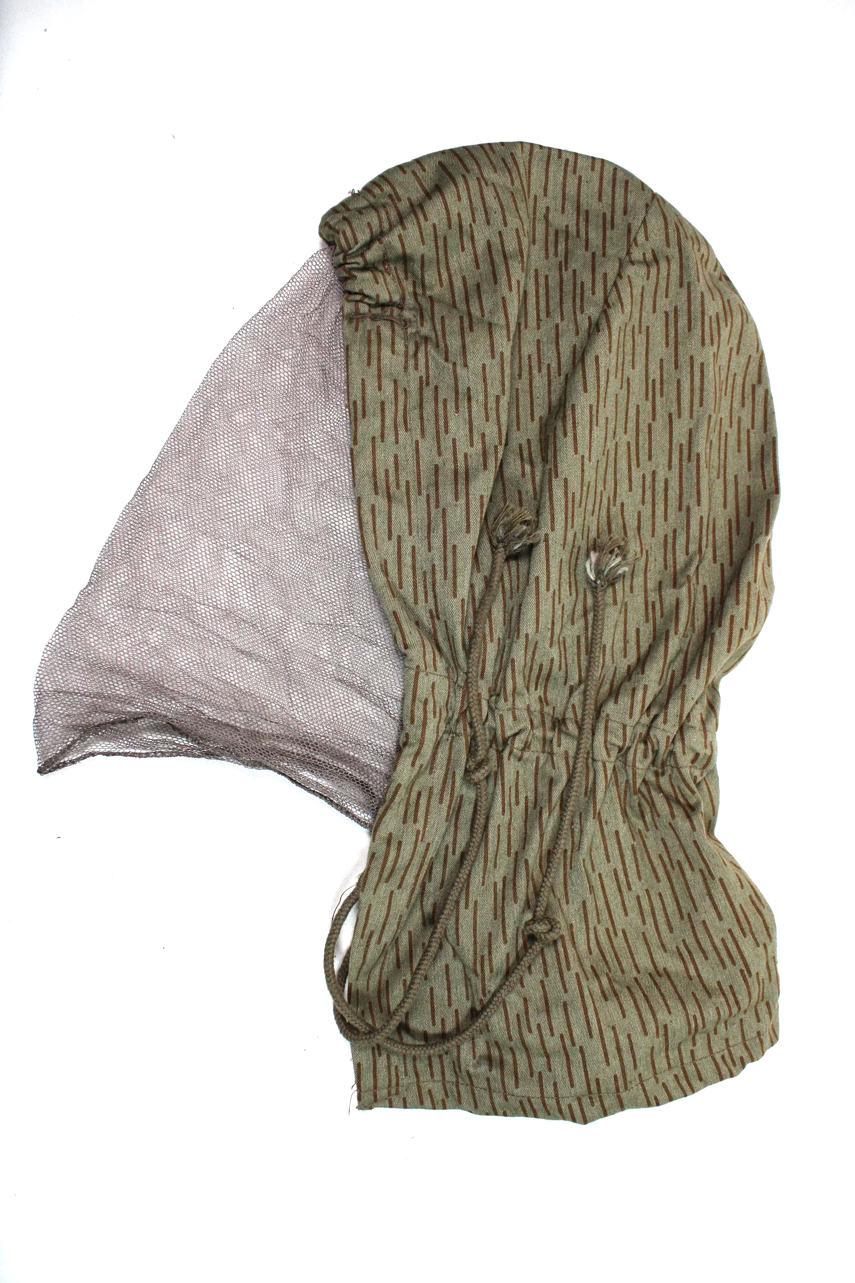 NVA East German Rain Helmet Cover Hood + Veil mosquito net