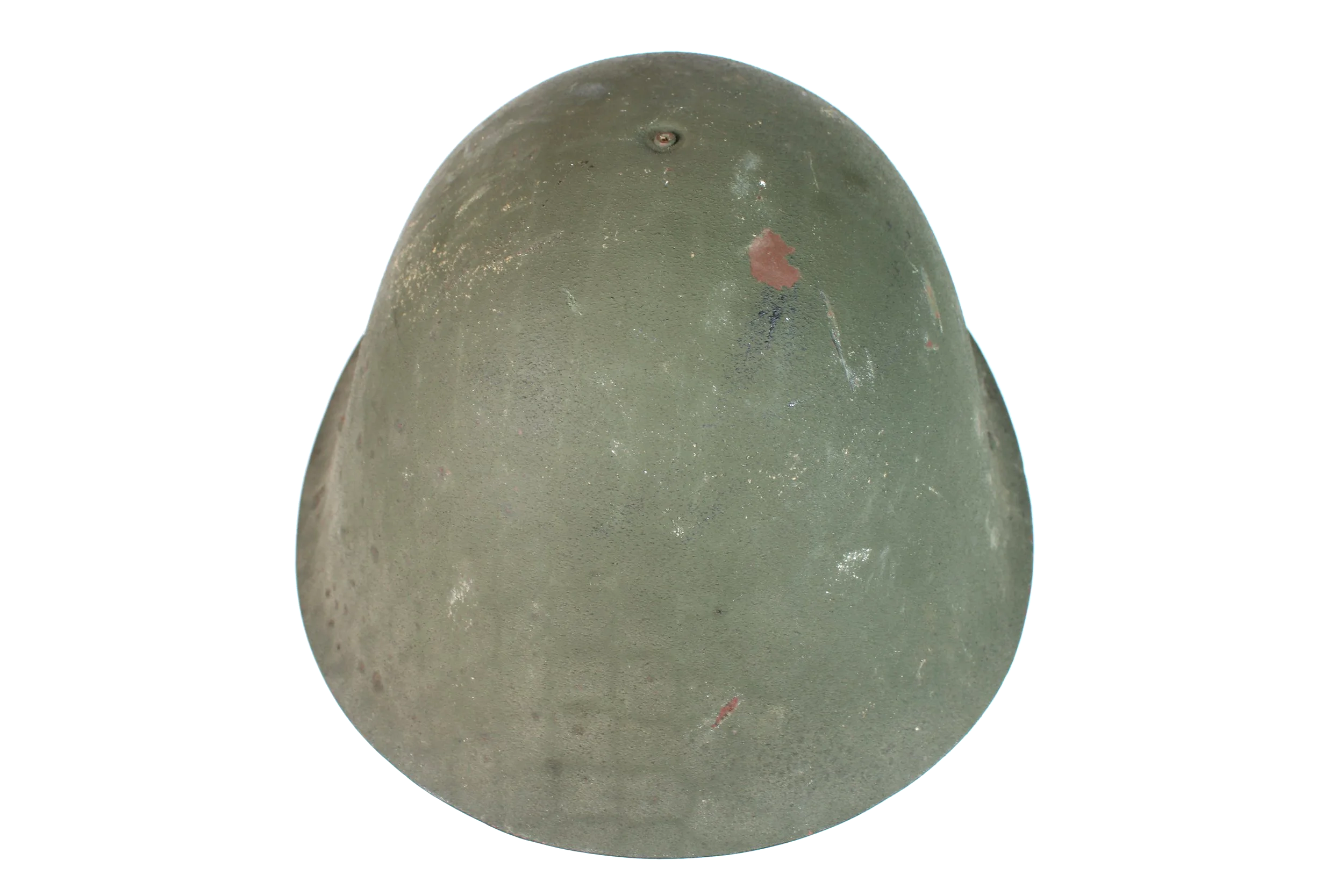 British Raw Edge Turtle Shell Helmet 1950's