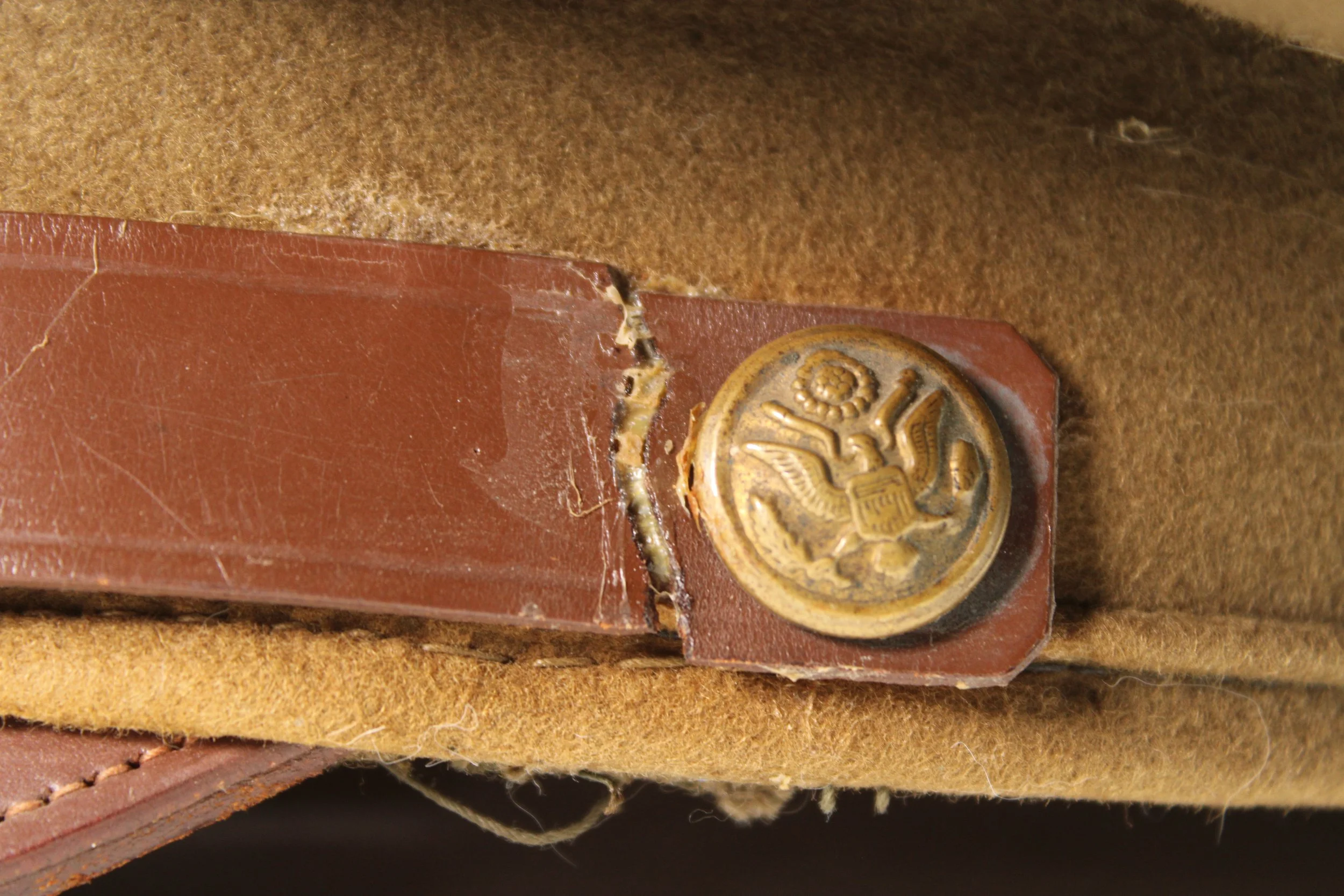 WWII US Enlisted Visor Cap