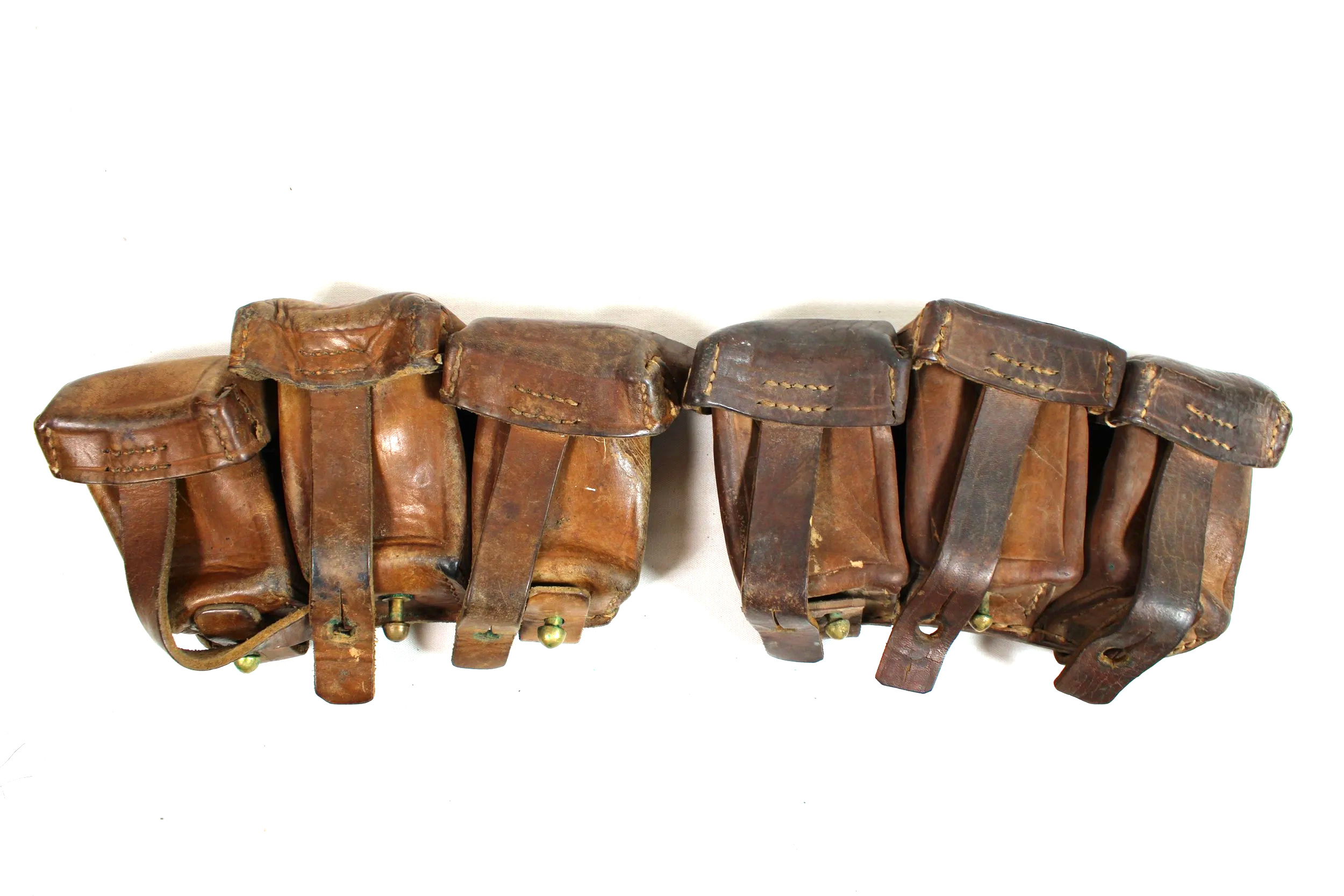 German Made RBN Marked Turkish 8MM Mauser Ammo Pouch Set (Named)