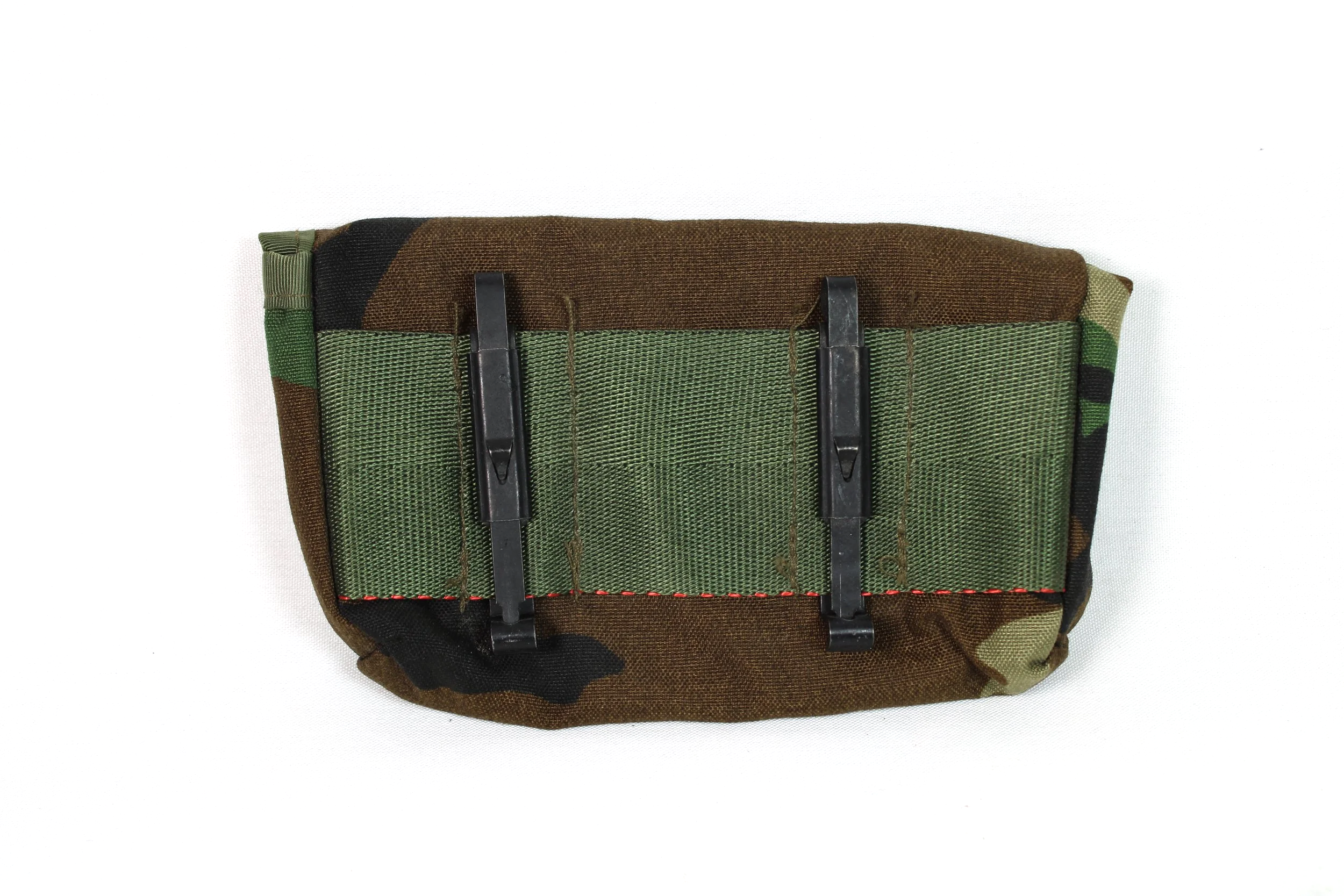 US Military Woodland Camo Shotgun Shell Pouch