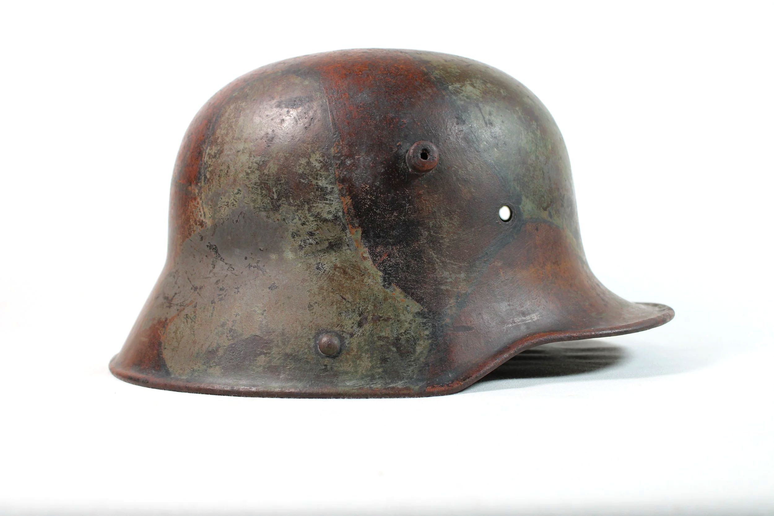 WW1 German Original M16 Camouflage Helmet Si66