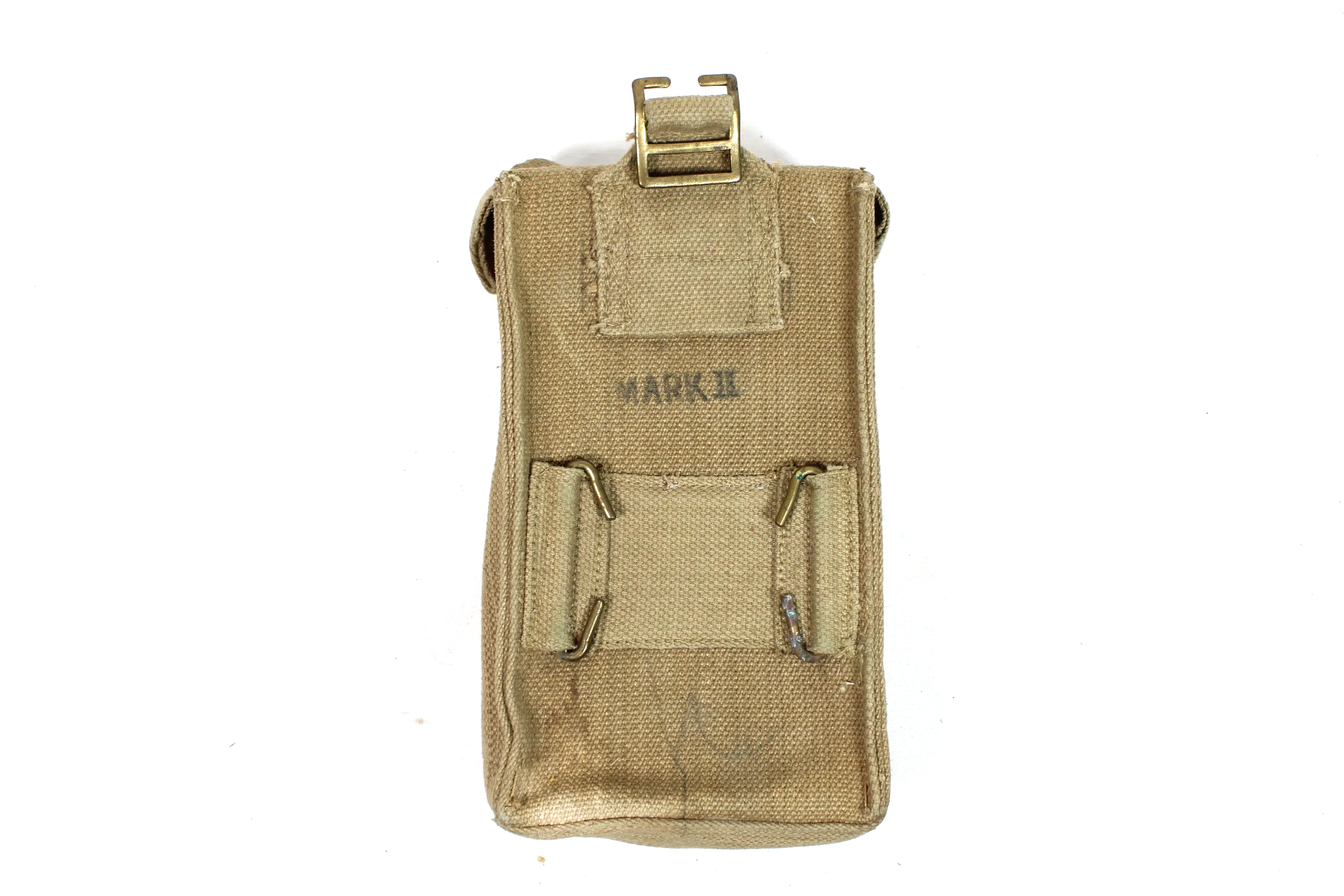 WW2 British Army Pattern 37 Webbing Basic Pouch 1941 Dated