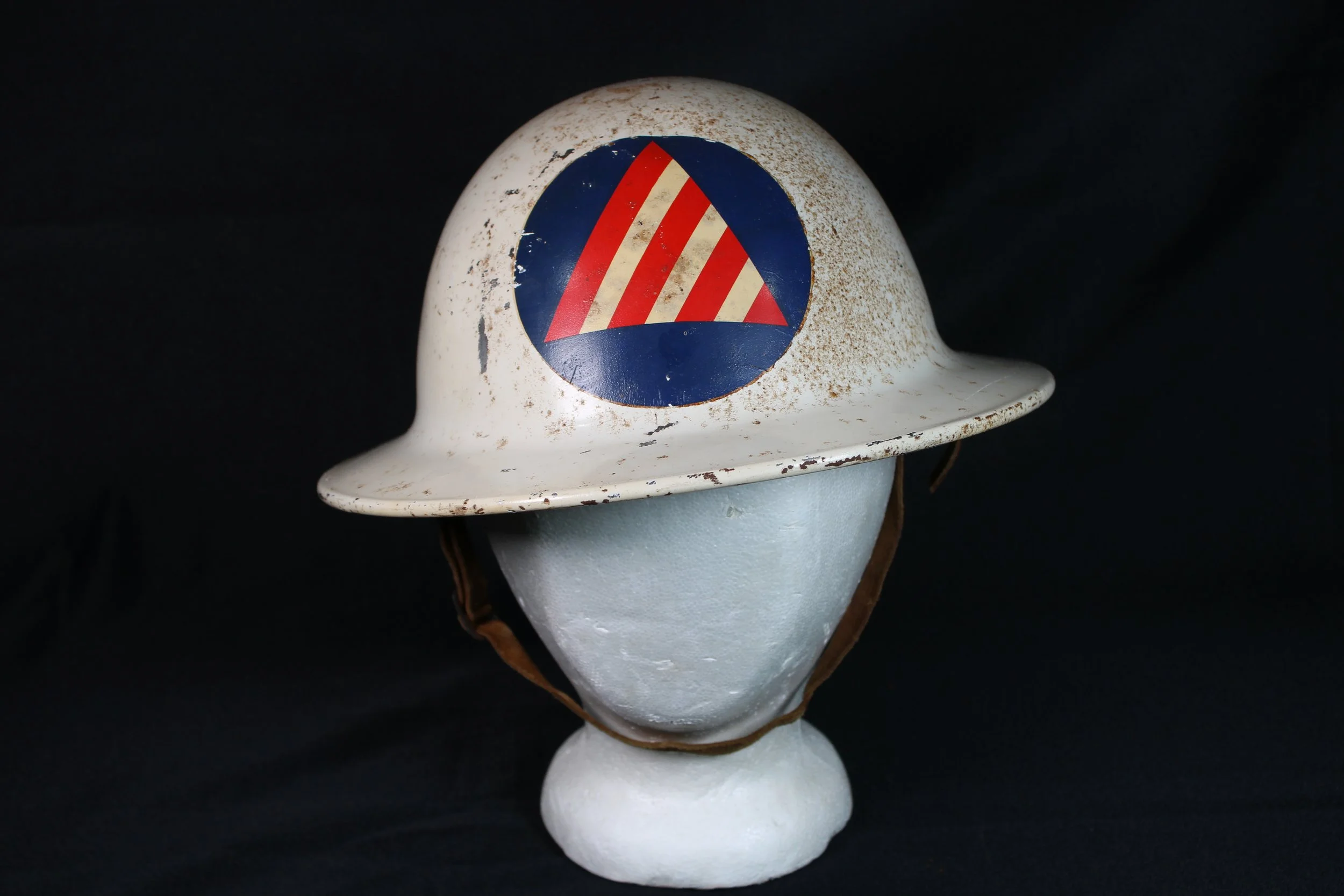 WW2 US Civil Defense Air Raid Warden Helmet San Francisco