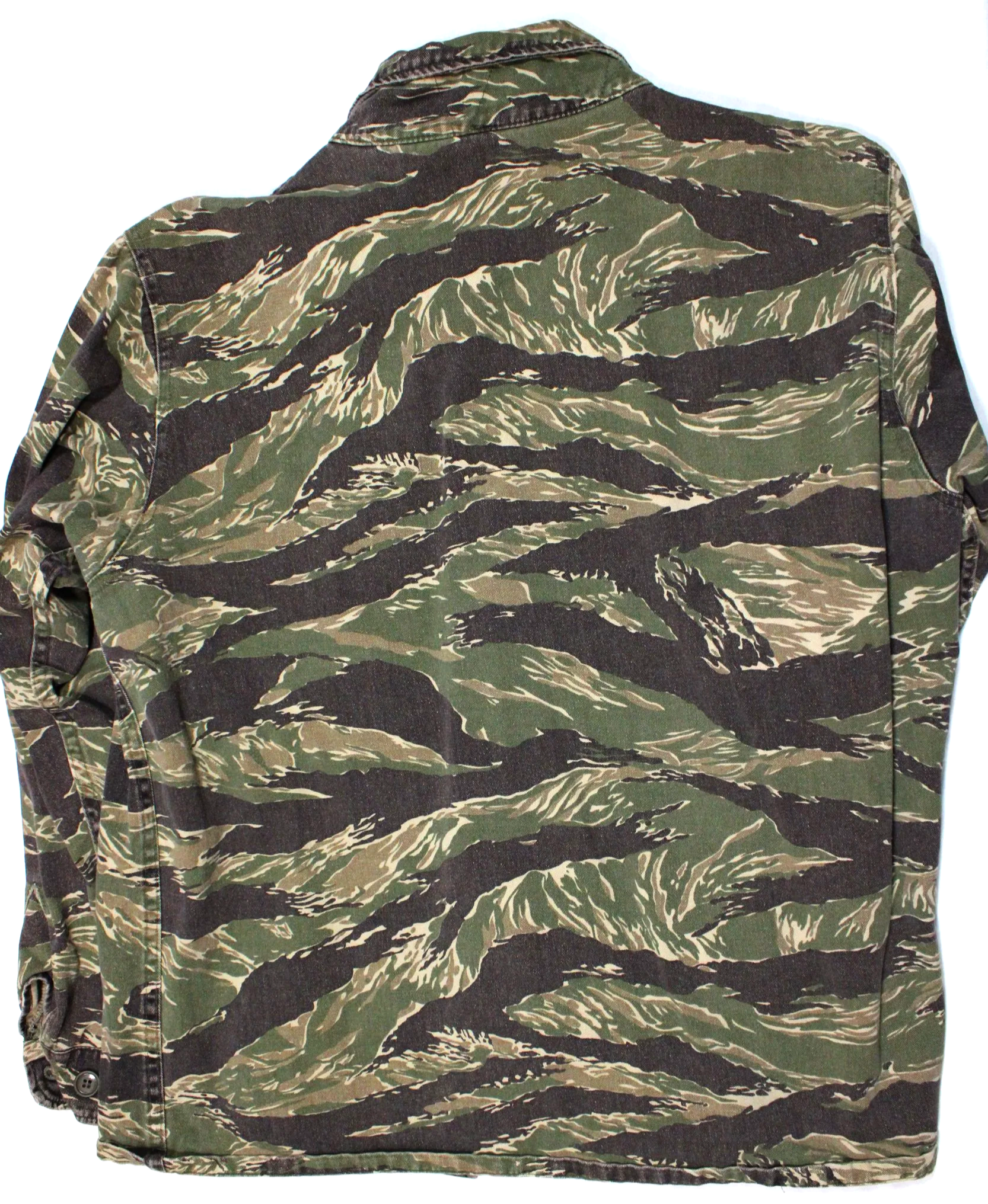 Vintage Tiger Stripe Jacket Vietnam War Reproduction "John Wayne Dense"