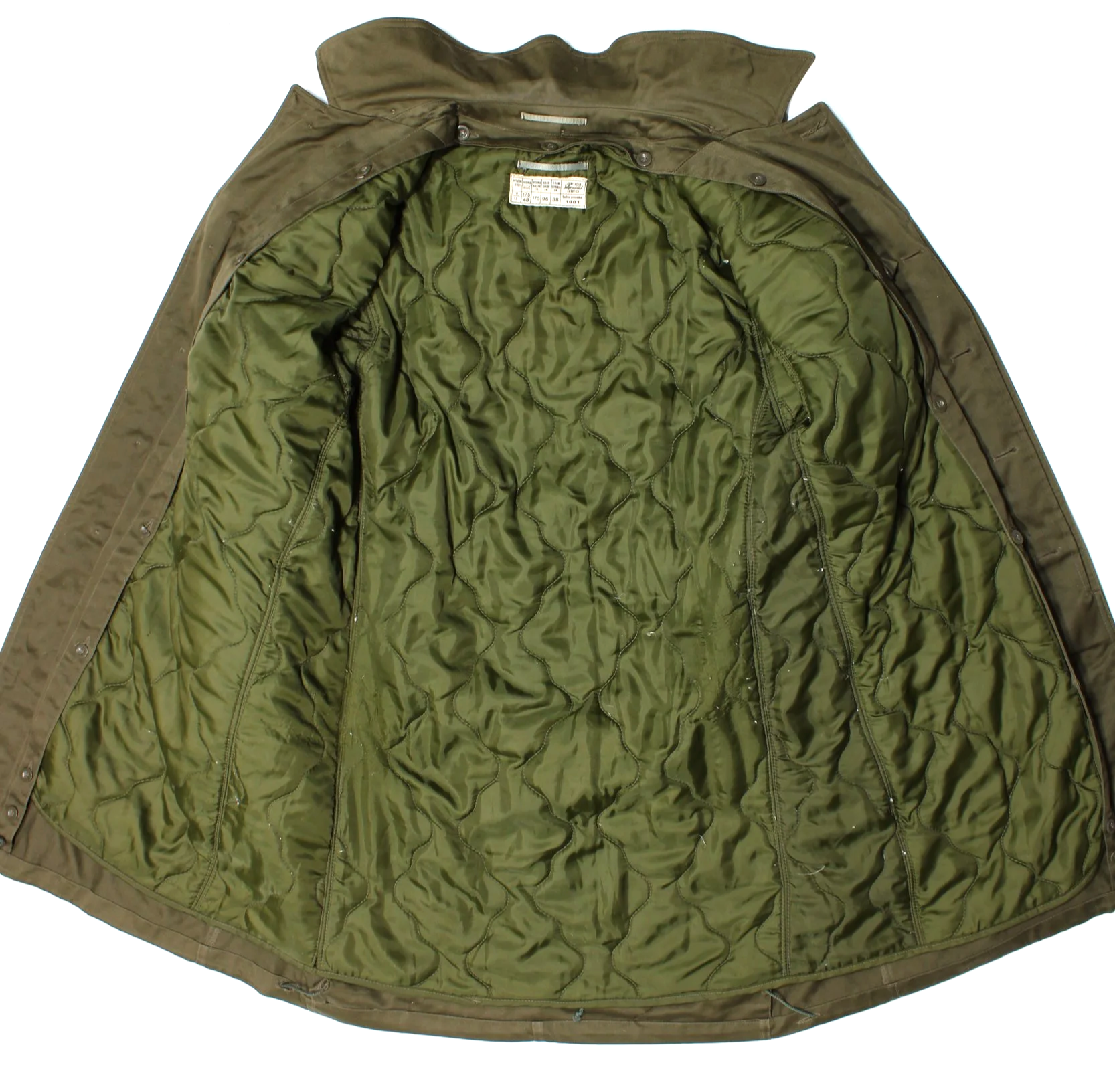 JNA YPA Yugoslav Army M77 Complete Winter Combat Parka Jacket Inside