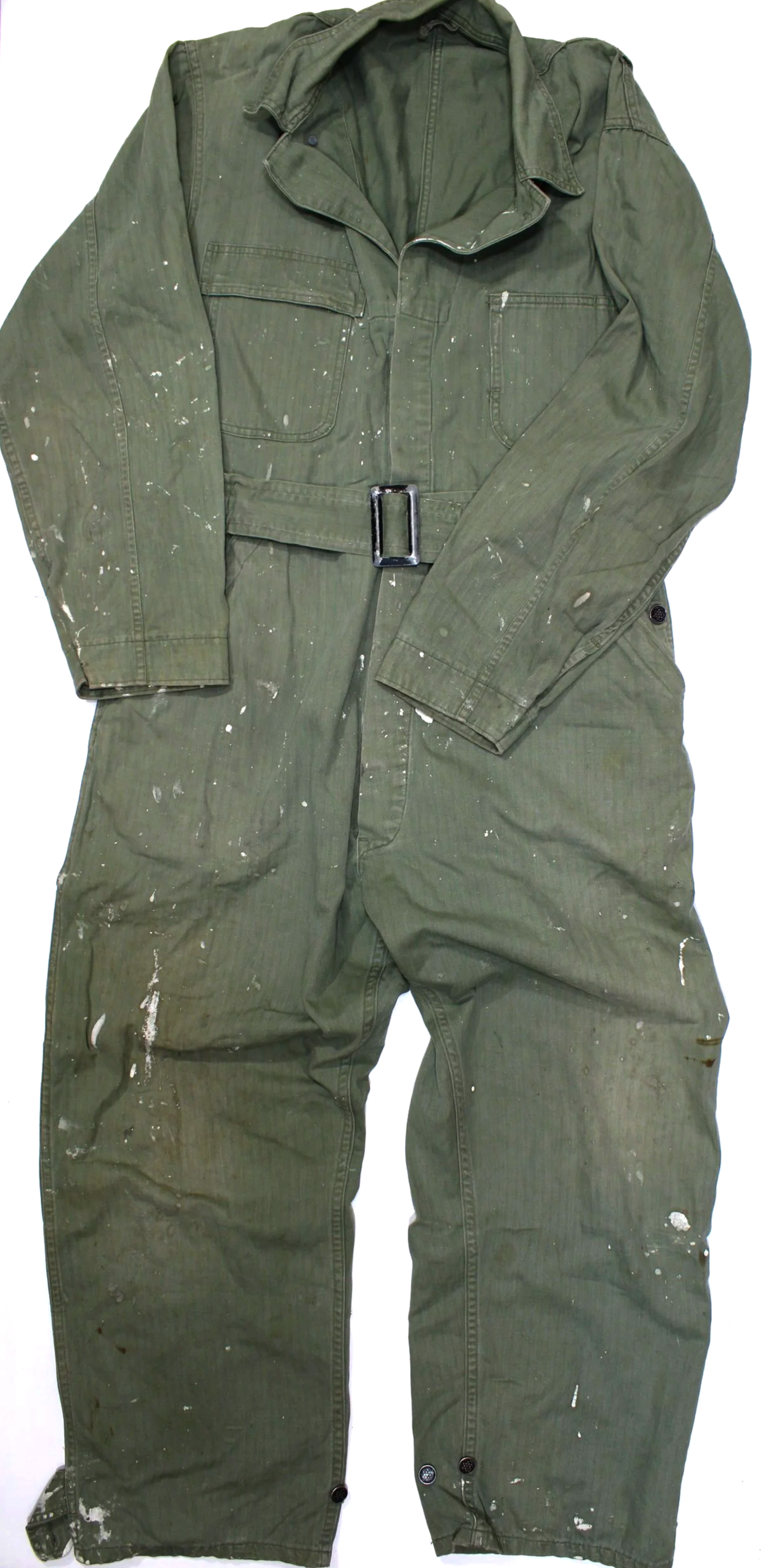 WW2 US Army HBT 13 Star Button Herringbone Coveralls