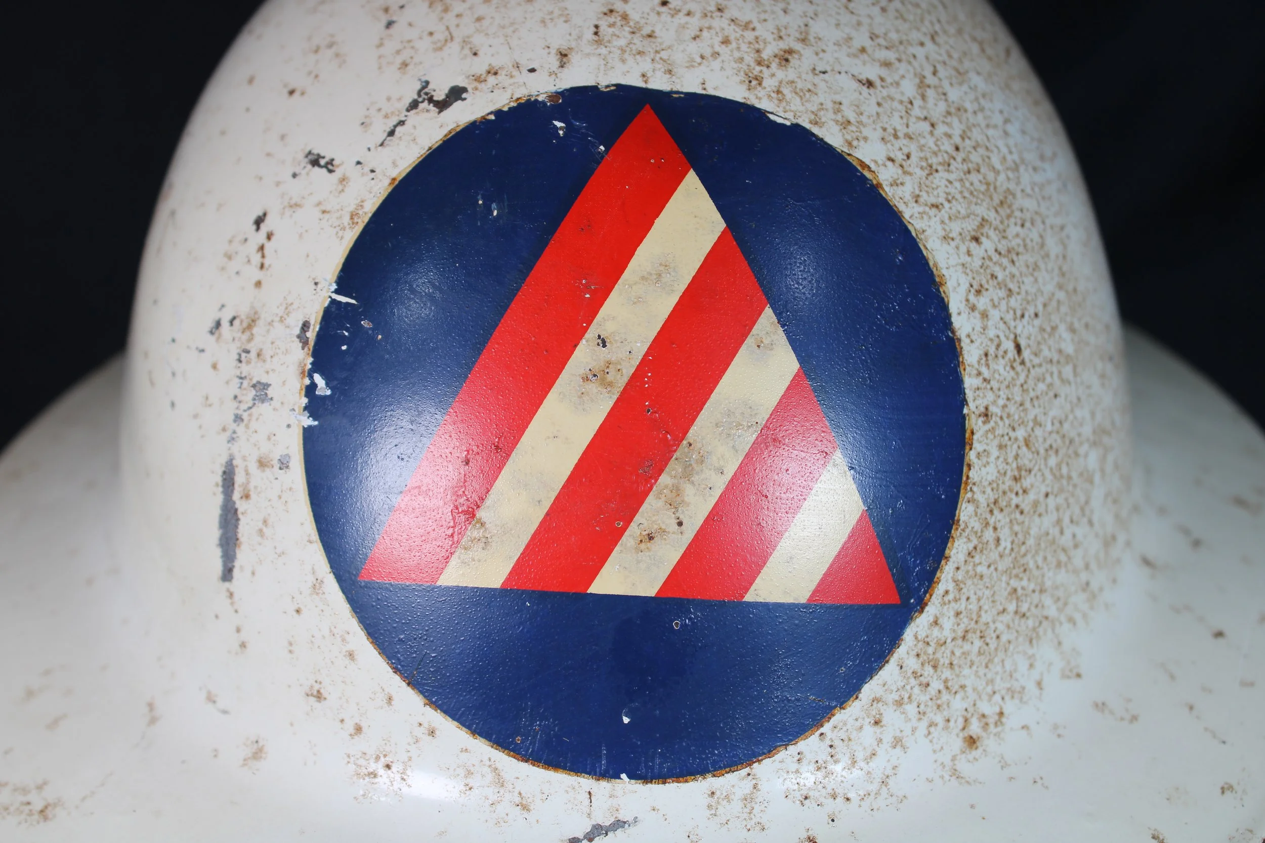 WW2 US Civil Defense Air Raid Warden Helmet San Francisco