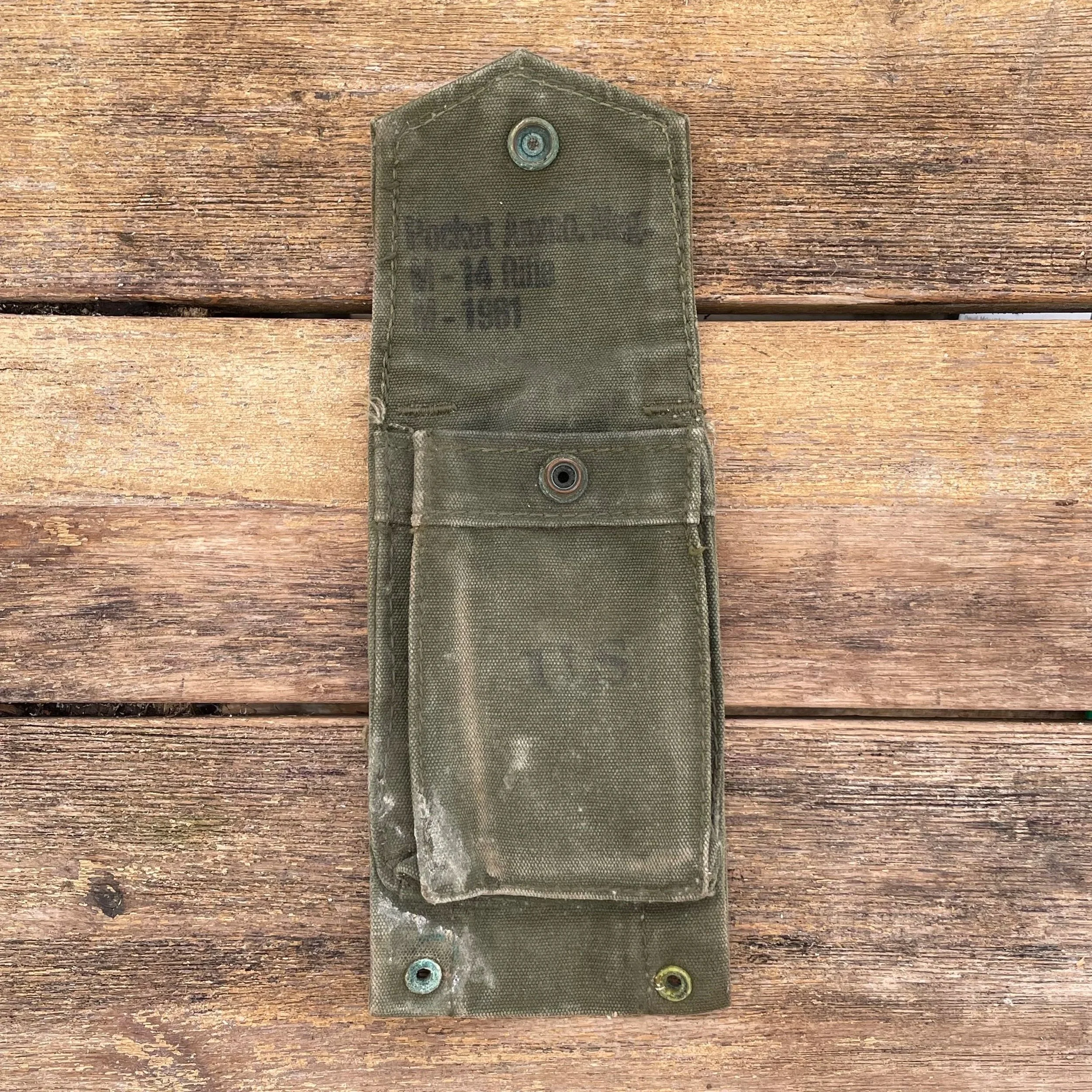 M14 Short Magazine Pouch 1961 Original Vietnam War