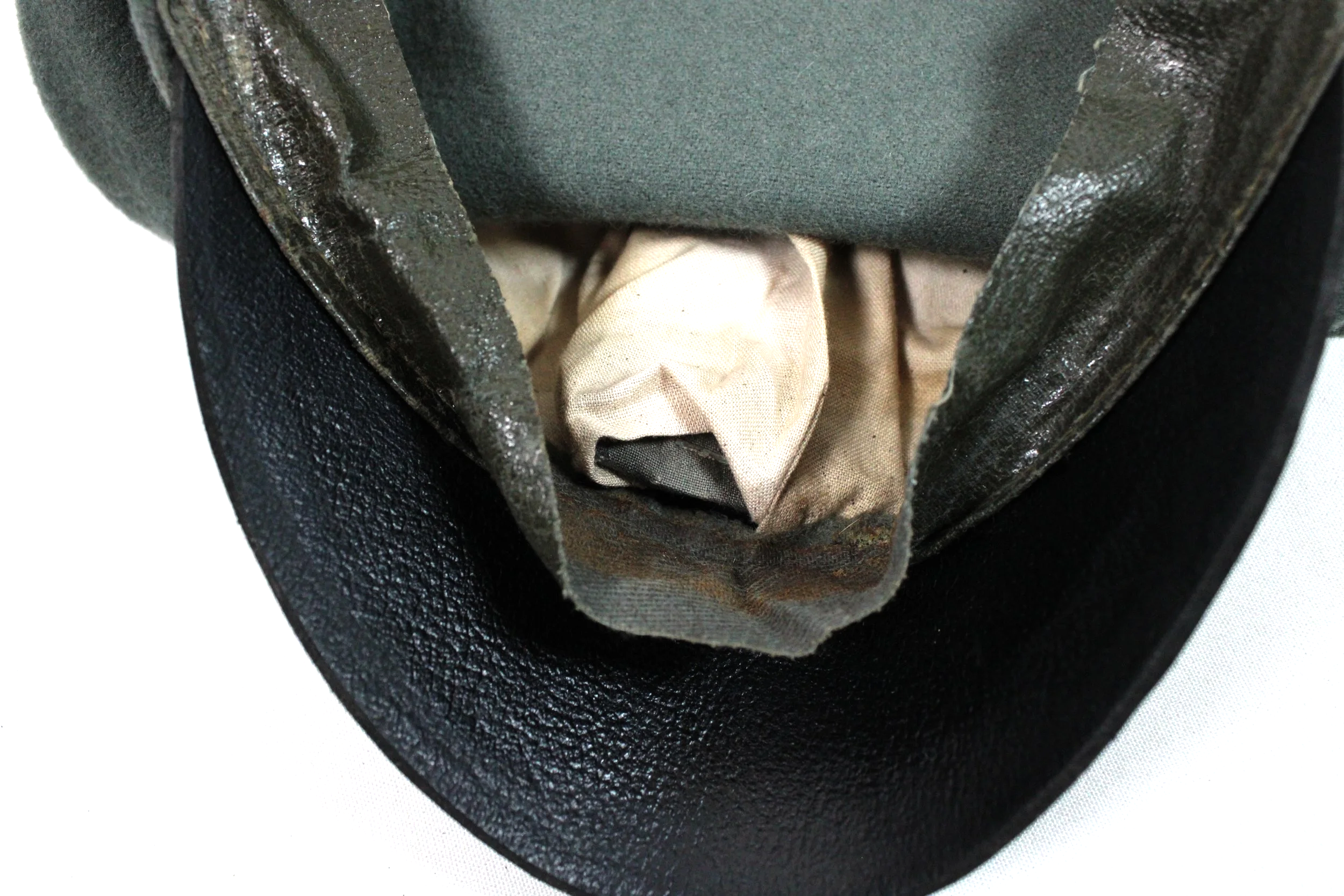 Waffen SS Old Janke Officer Reproduction Crusher Visor Size 59