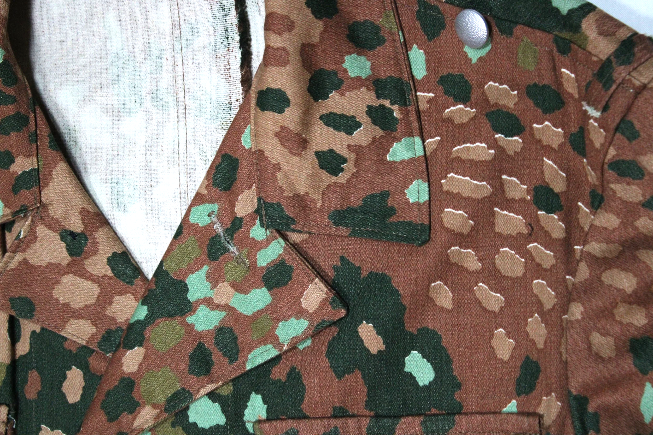 Rare Vintage Waffen SS Dot44 Tunic Jacket WW2 German Reproduction by Bud O'toole