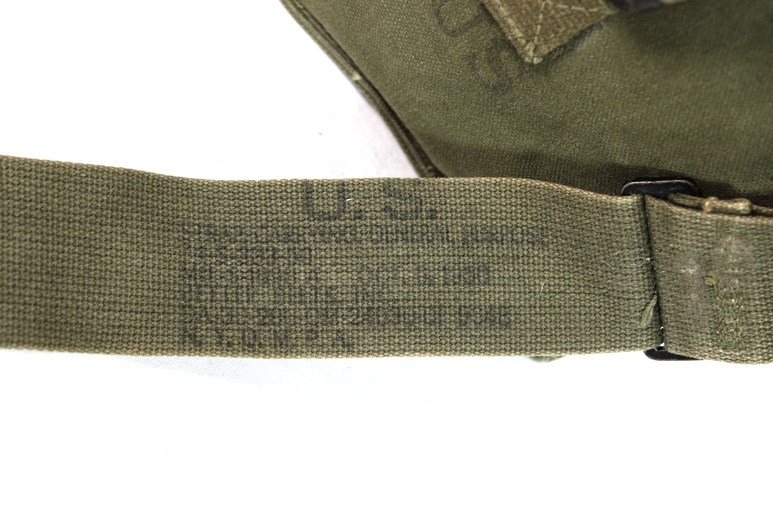 Korean War 1950 U.S. General Purpose (GP) Ammo Bag Dated 1950 NOS W/ 1951 Strap