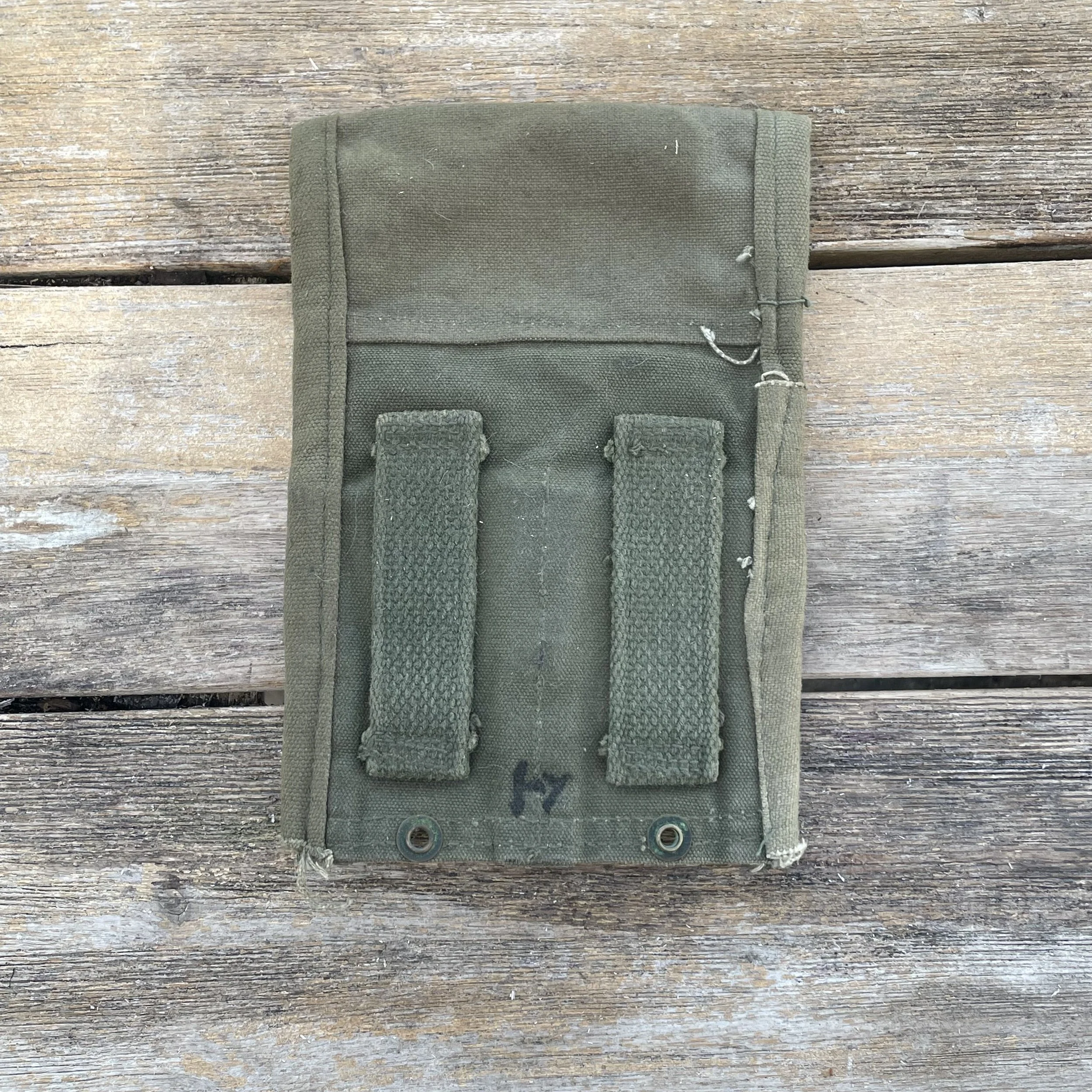 Korean War Ml Carbine Magazine Pouch 30rd Magazine Original  Rigger Made