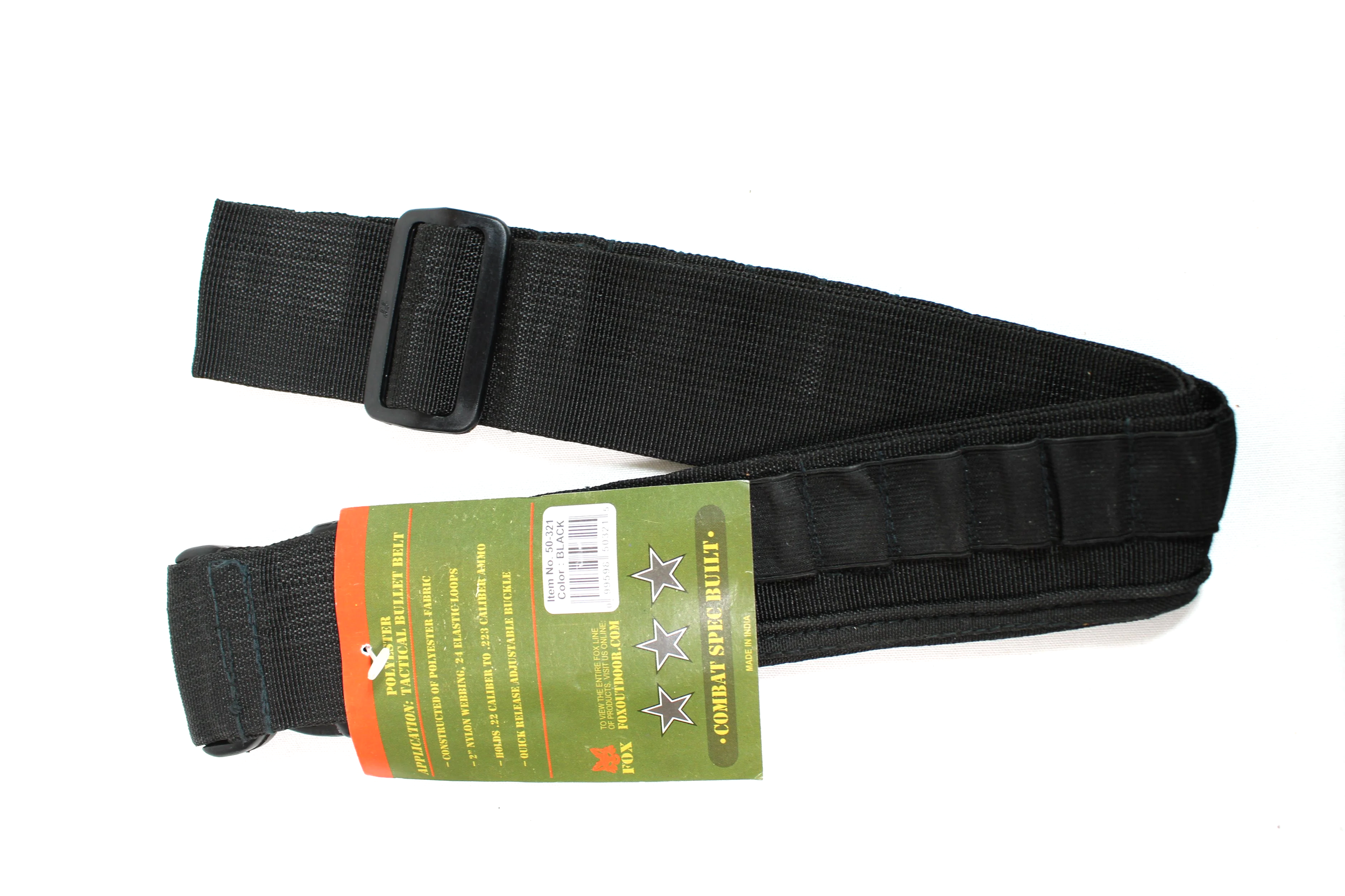 New Fox Tactical Bullet Belt .22 - .223