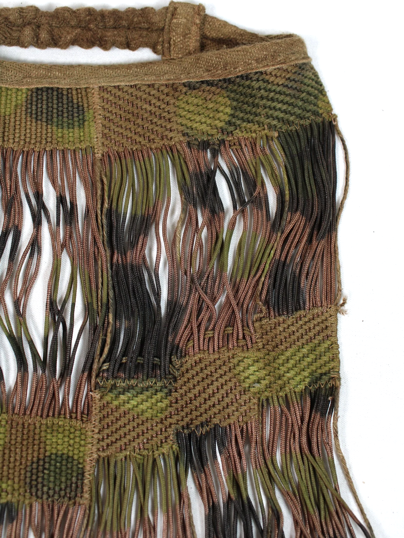 (Improved) Waffen SS Camouflage Sniper / MG Face Veil M42 Type 2 Reproduction WW2 German