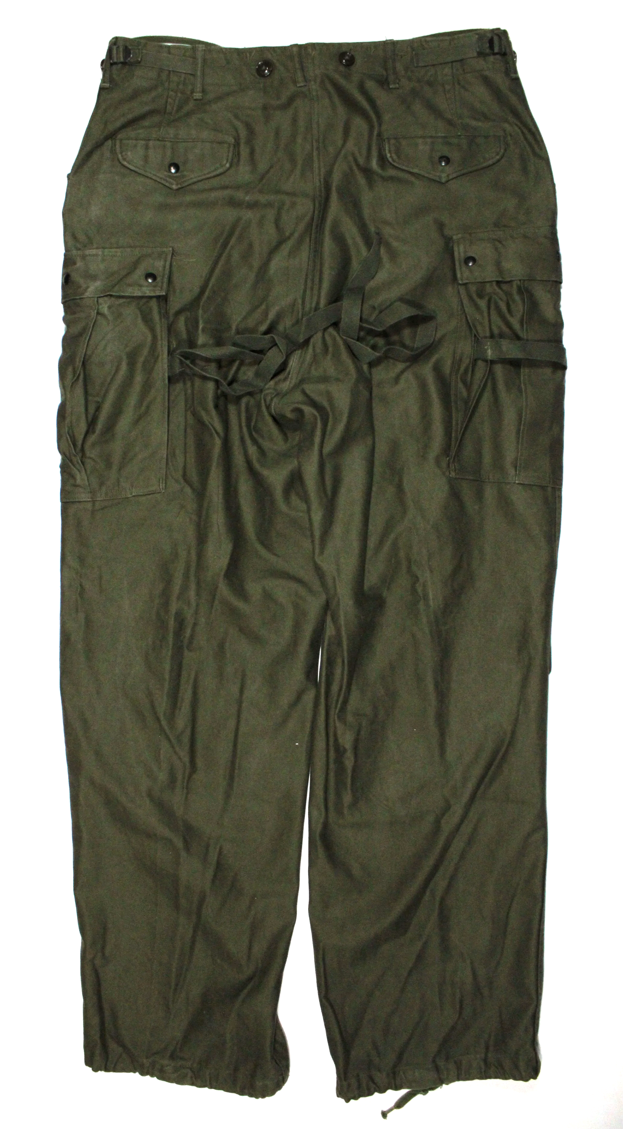 Rare Exposed Snaps Korean War Medium Long Mint M1951 Trousers Pants (NOS) 1953 Dated