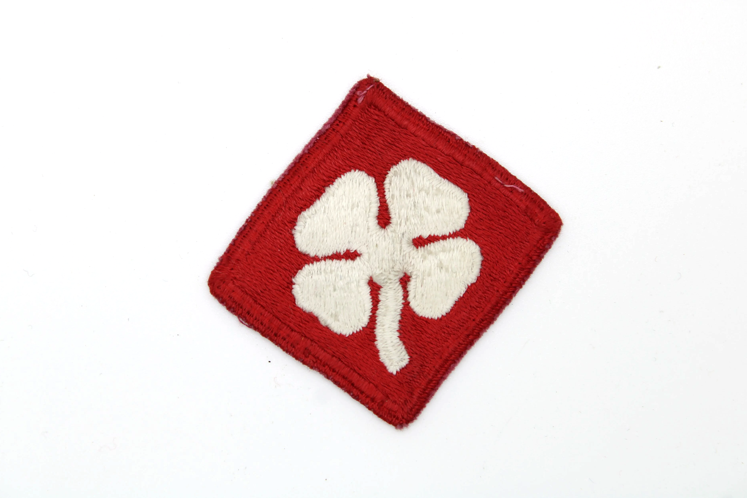 WW2 US 4th Army Patch Uniform Removed