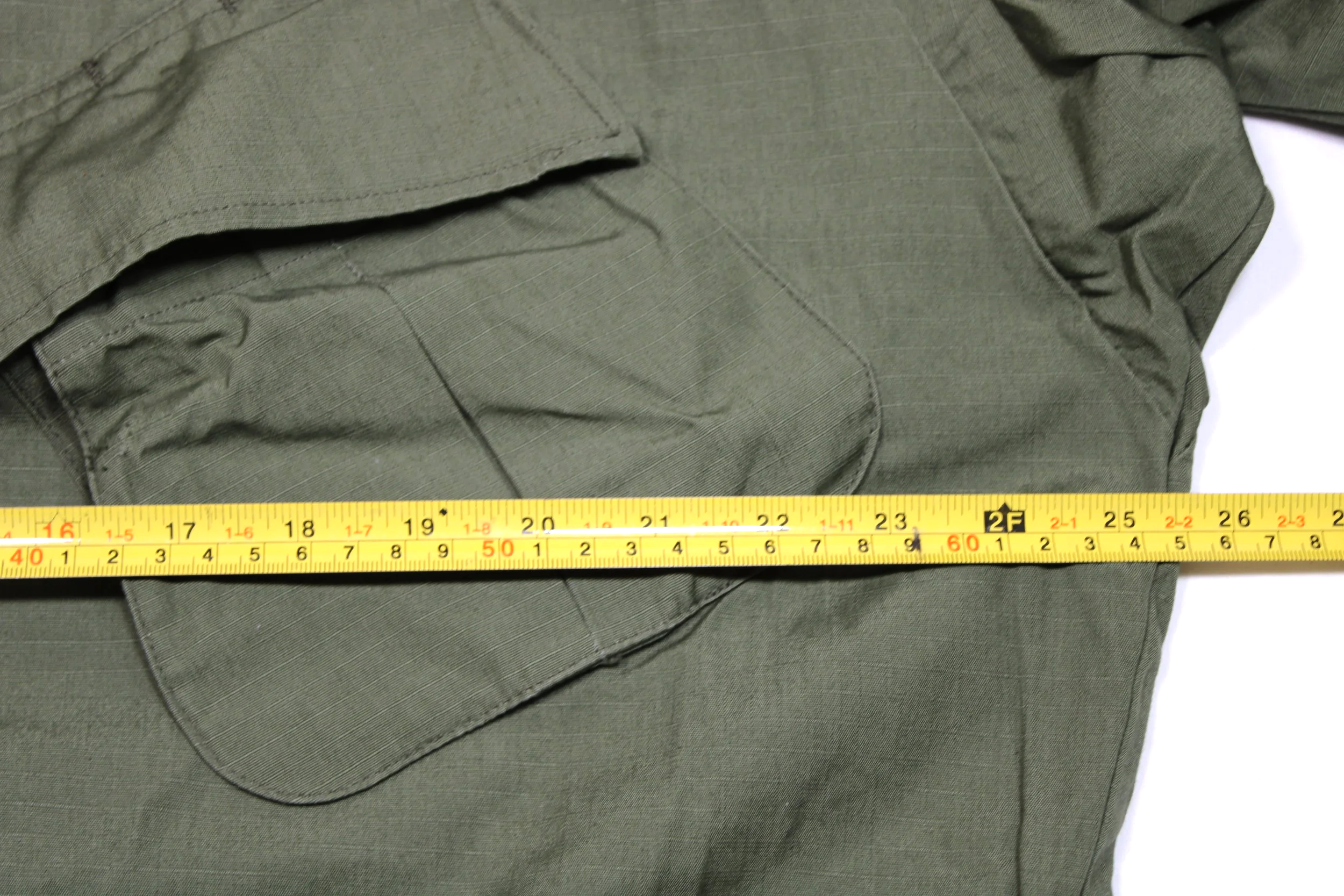 RipStop Jungle Fatigue Jacket Vietnam War Large Long 1968 NOS (New Old Stock)