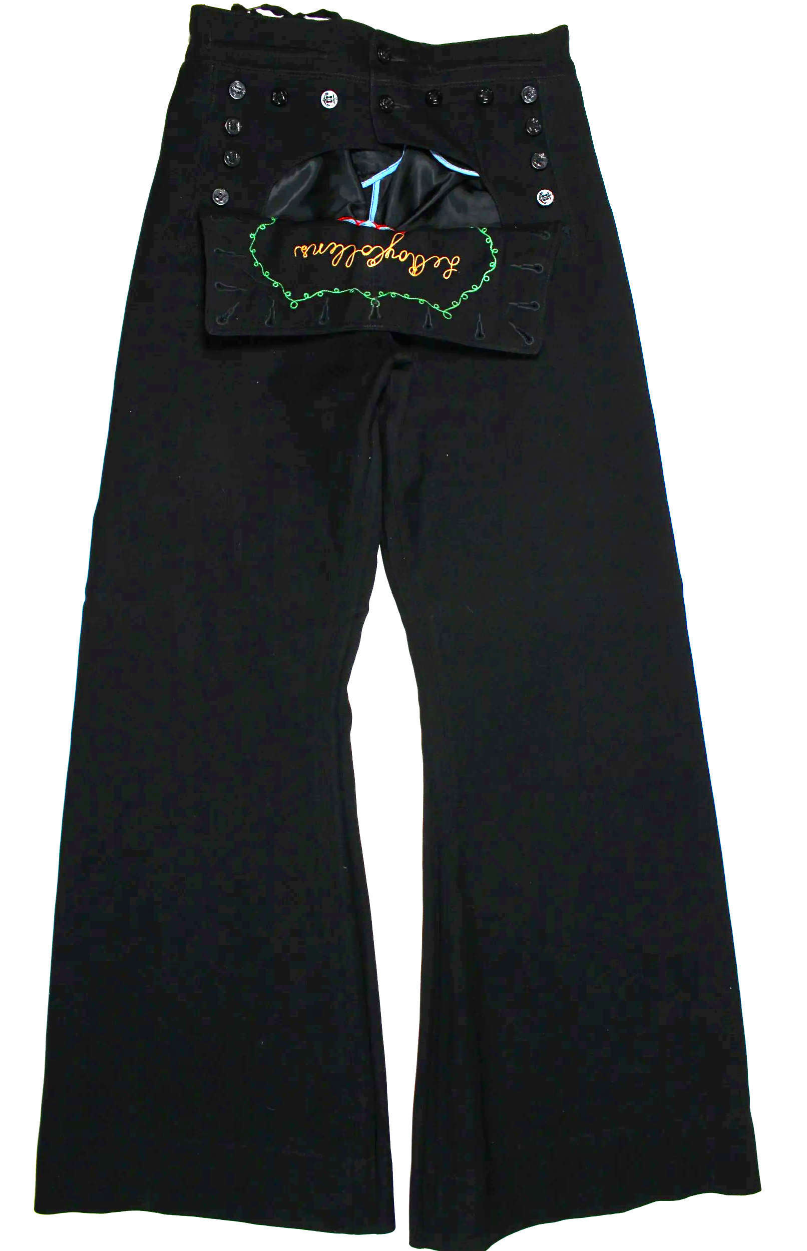1960's Navy Bell Bottoms Custom Name Embroidered (Rear Admiral LeRoy Collins)