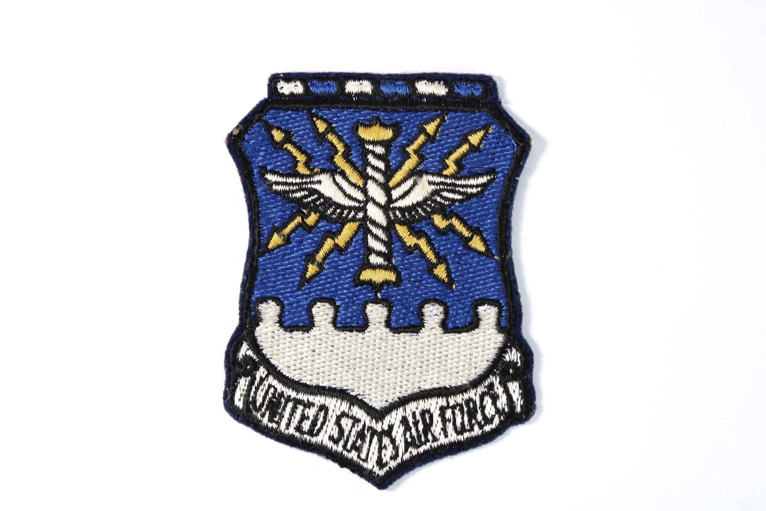 Large States Air Force Patch Iron On Backing
