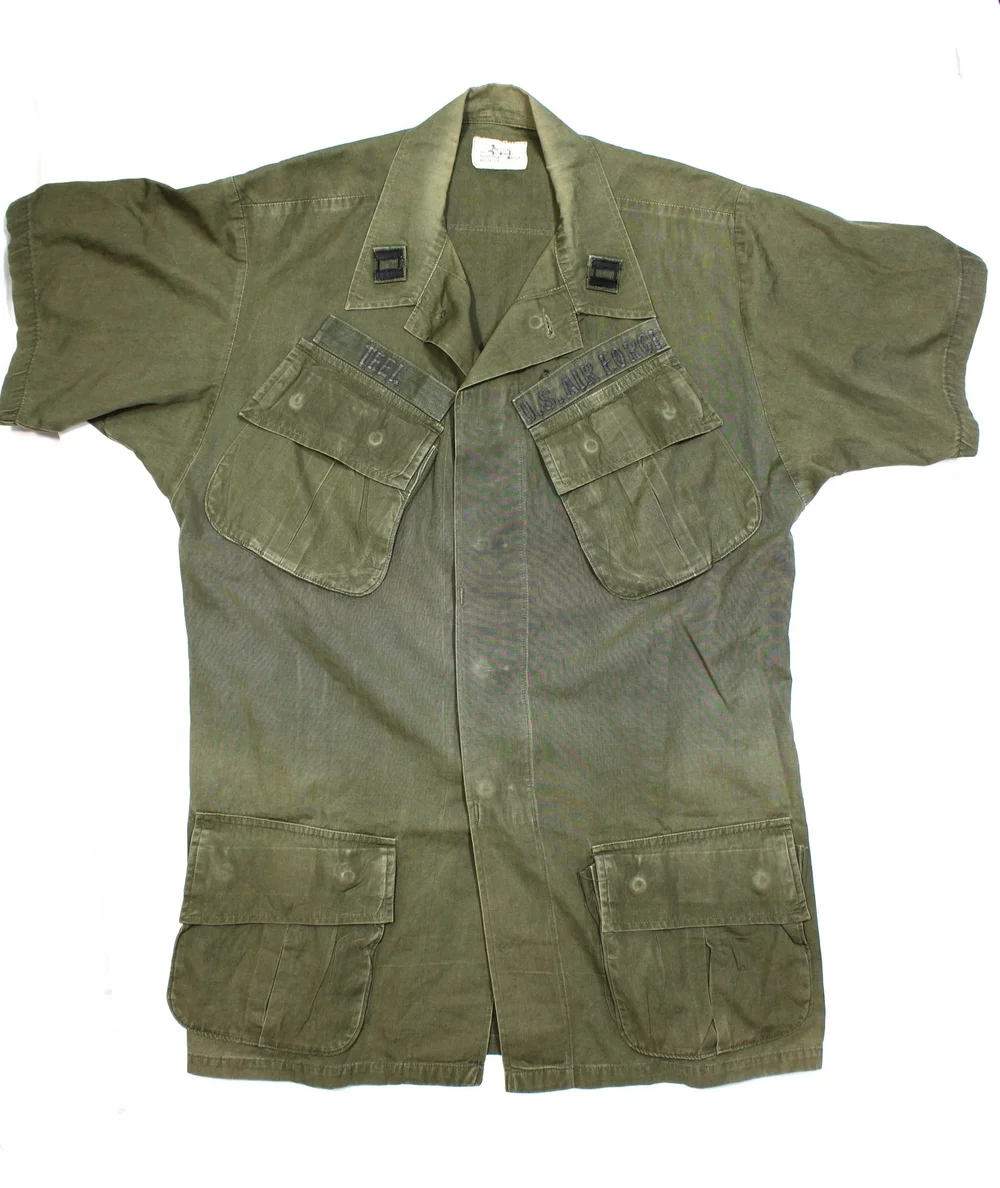 Original Vietnam War 3rd Pattern USAF Jungle Fatigue Jacket 1969 