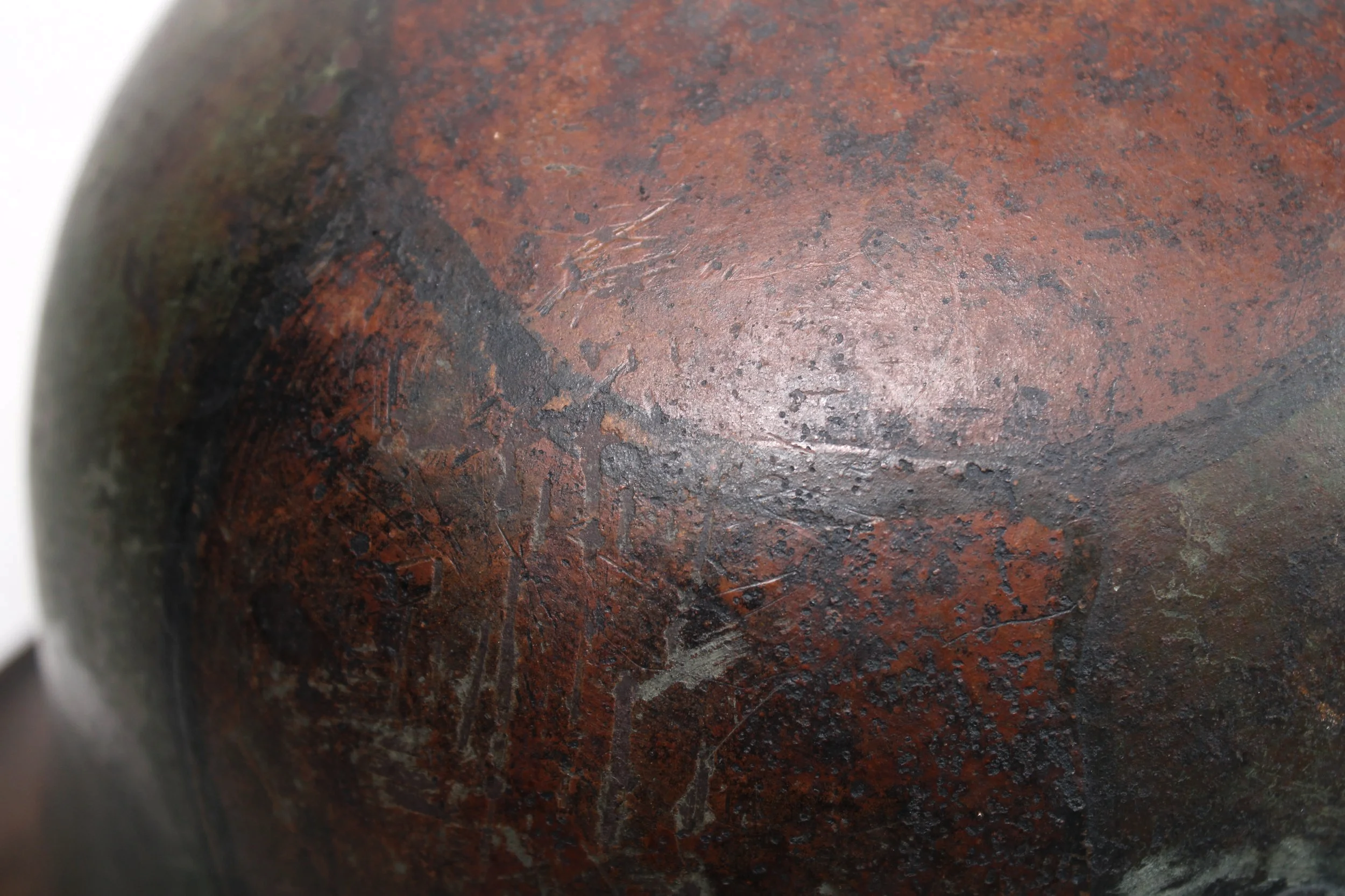 WW1 German Original M16 Camouflage Helmet Si66