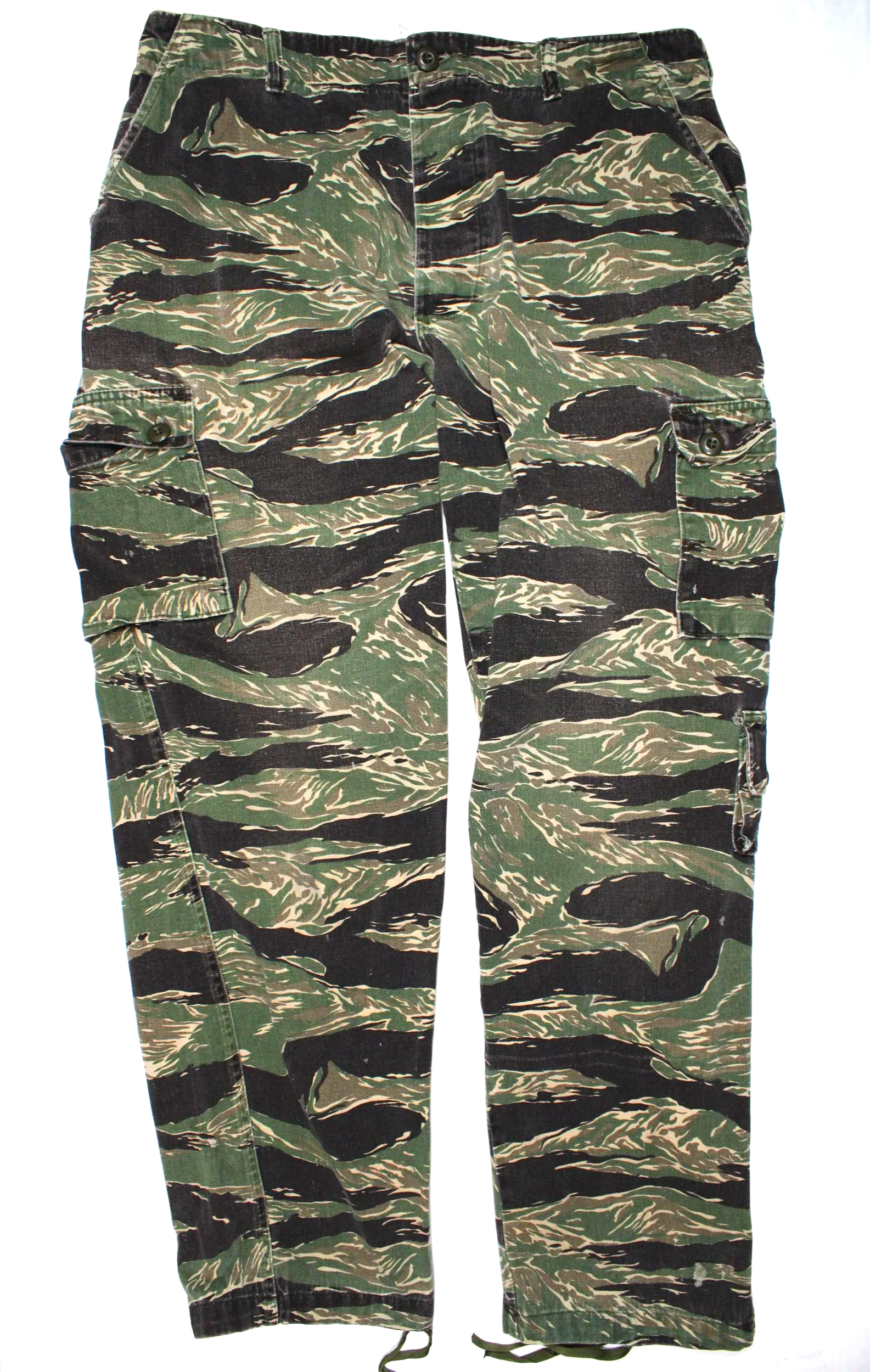 Vintage Tiger Stripe Pants Vietnam War Reproduction "John Wayne Dense"