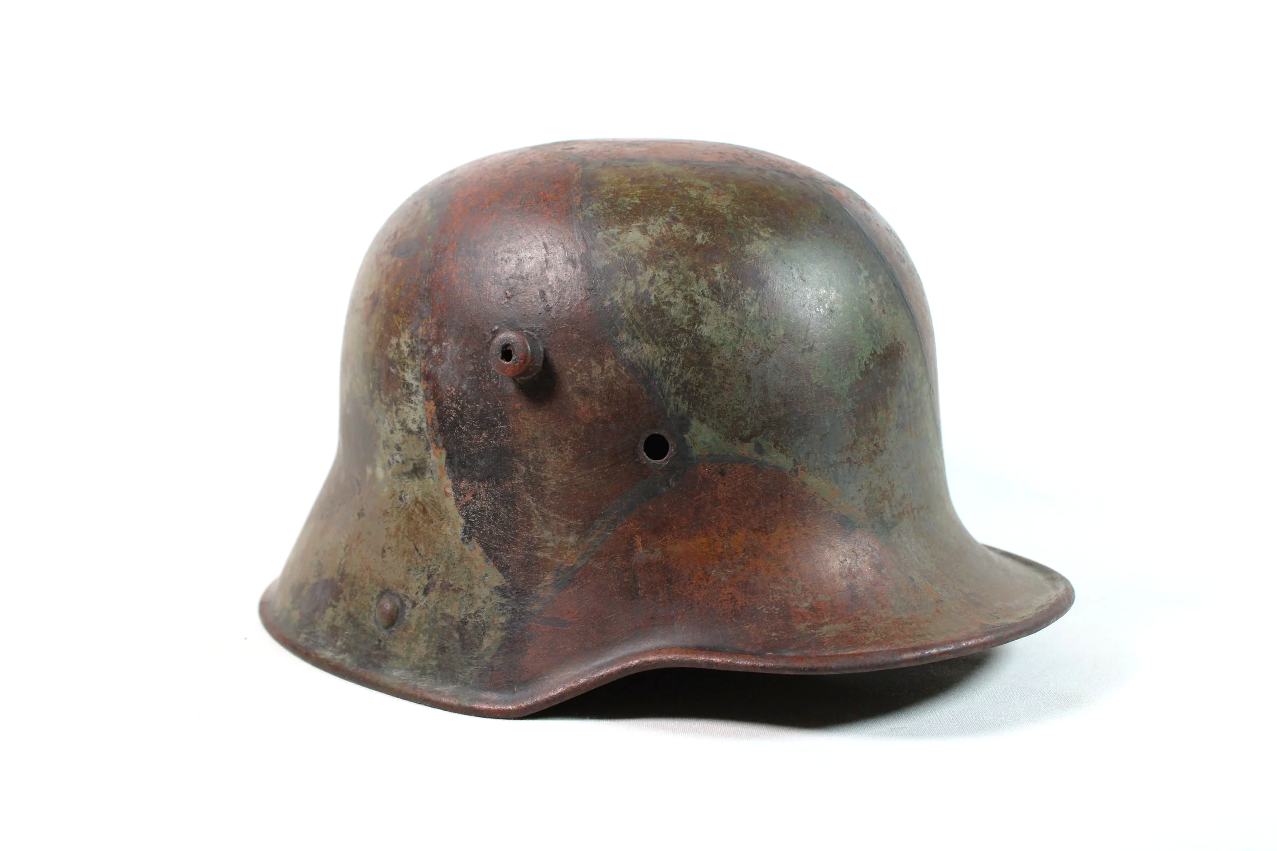 WW1 German Original M16 Camouflage Helmet Si66