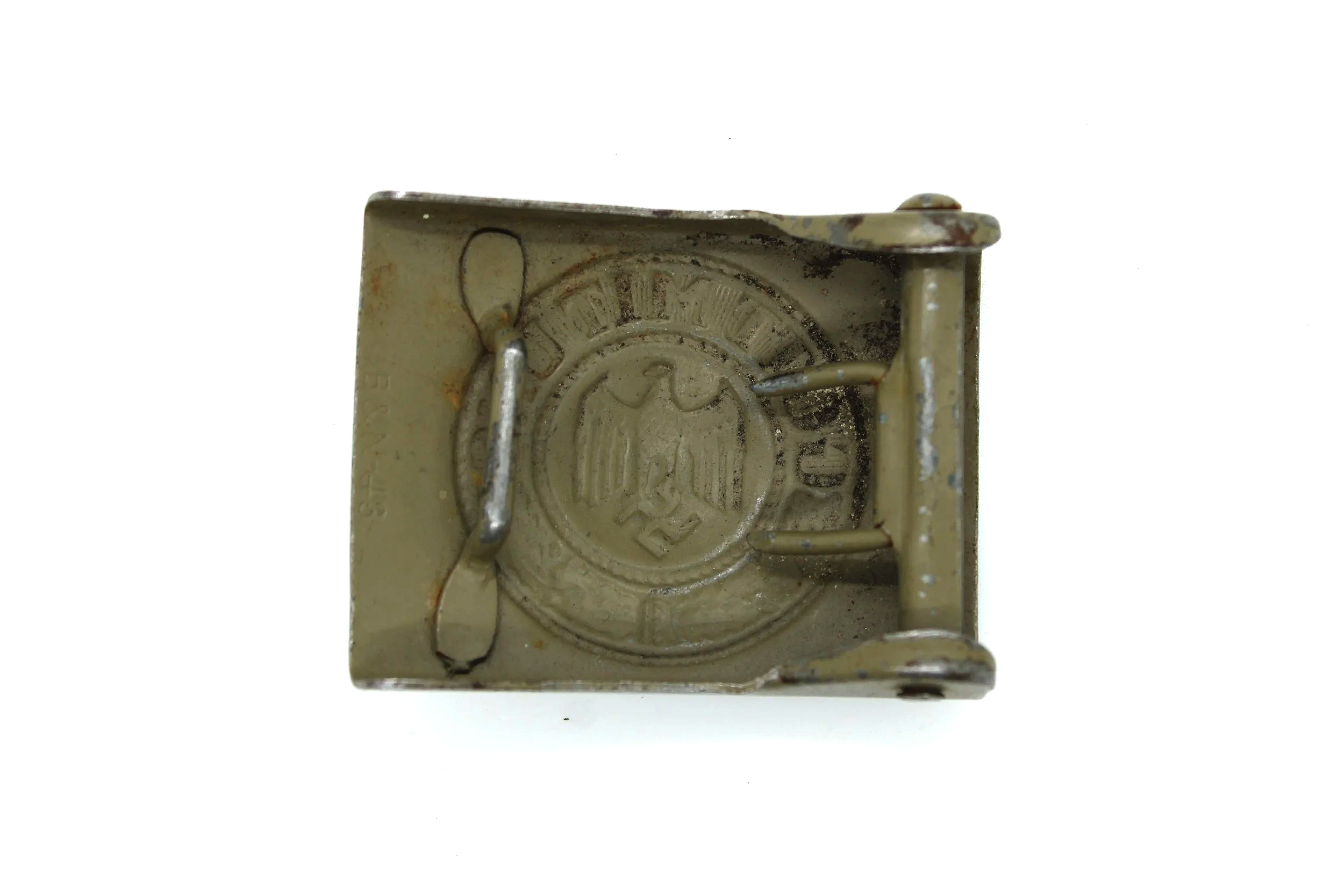 German WW2 Heer Original belt buckle ( B&E 43 ) Berg & Nolte of Lüdenscheid 1943