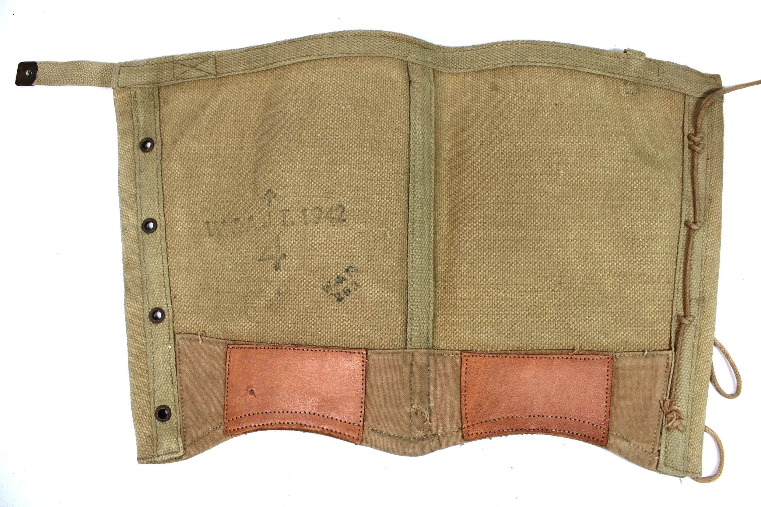 WWII British Royal Navy 1919 Pattern Naval Gaiters Leggings NOS