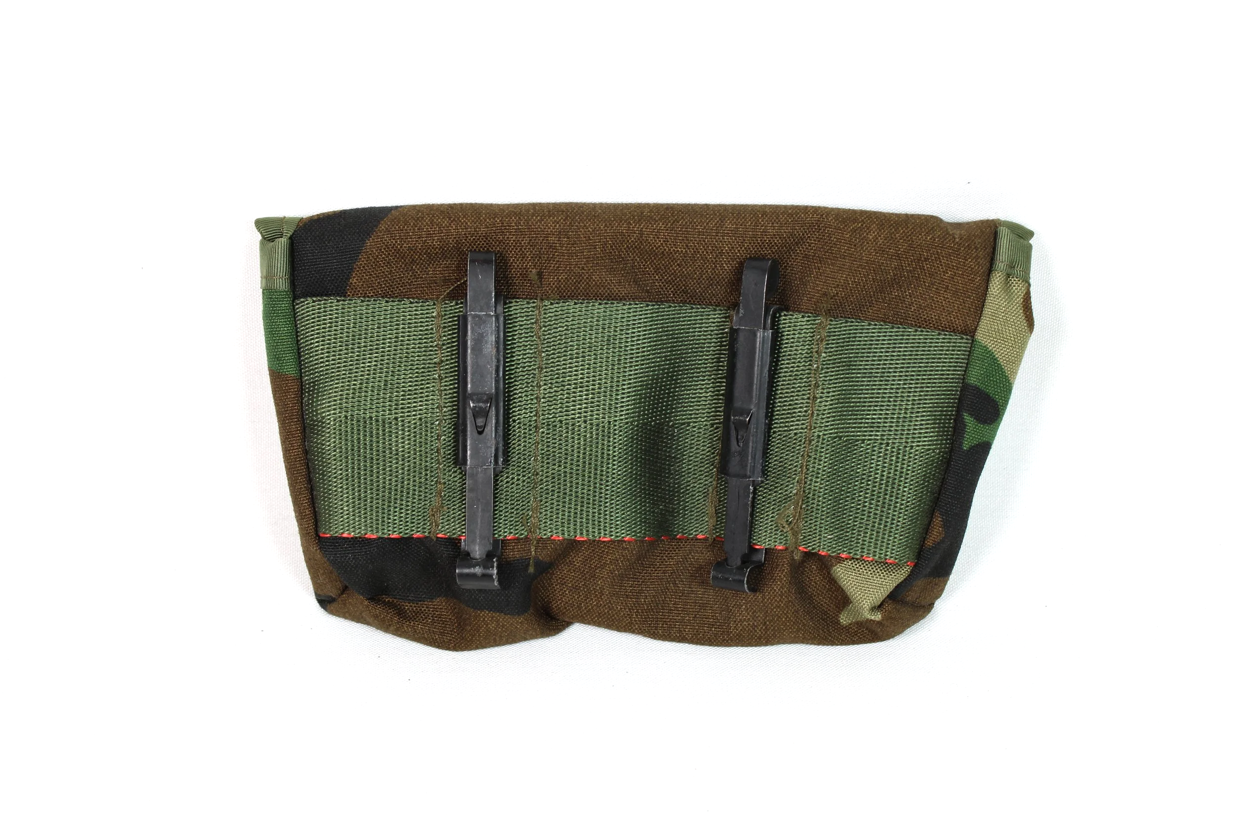 US Military Woodland Camo Shotgun Shell Pouch