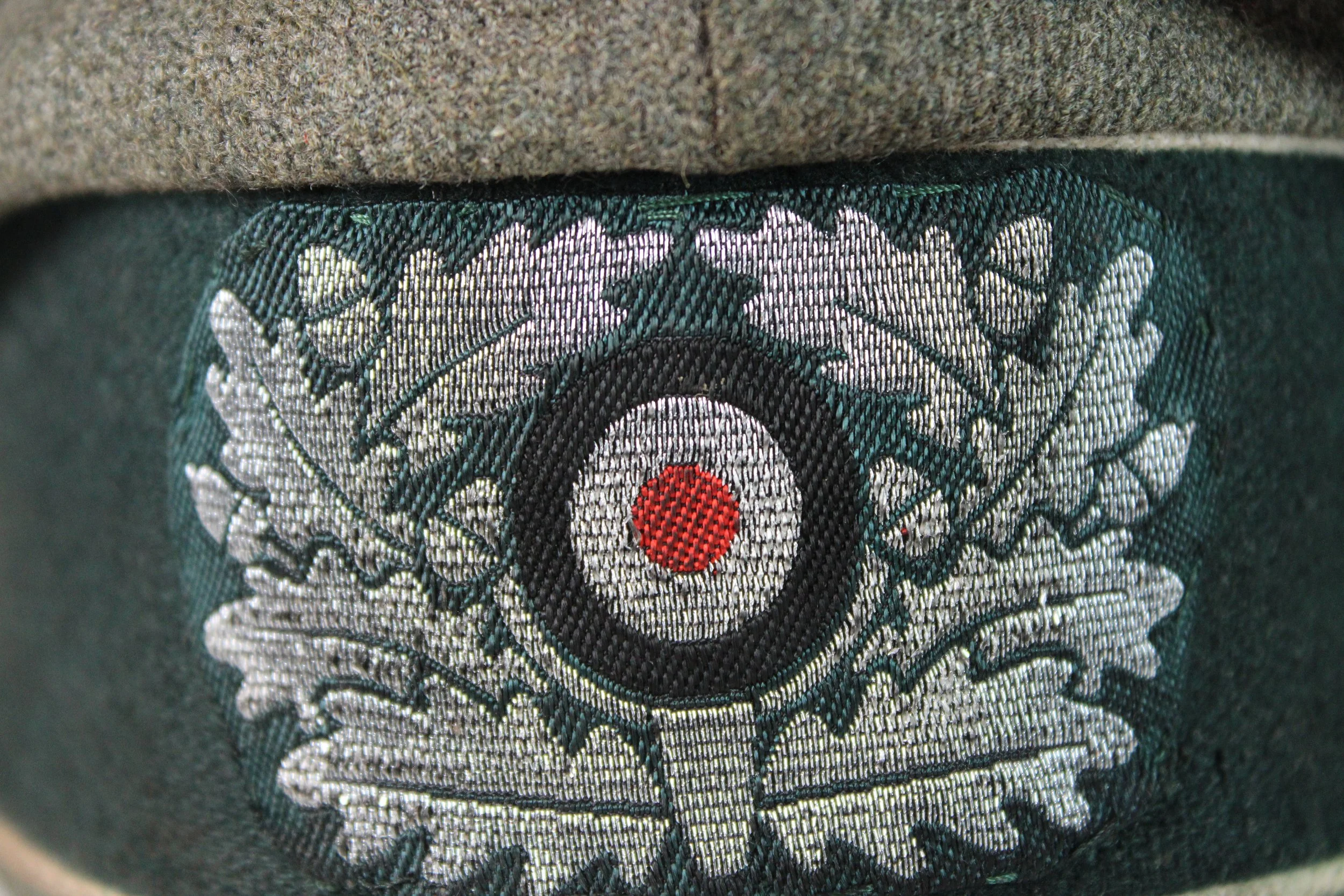 Old Michael Janke High Quality Heer Infantry Crusher Visor Cap WW2 German Reproduction