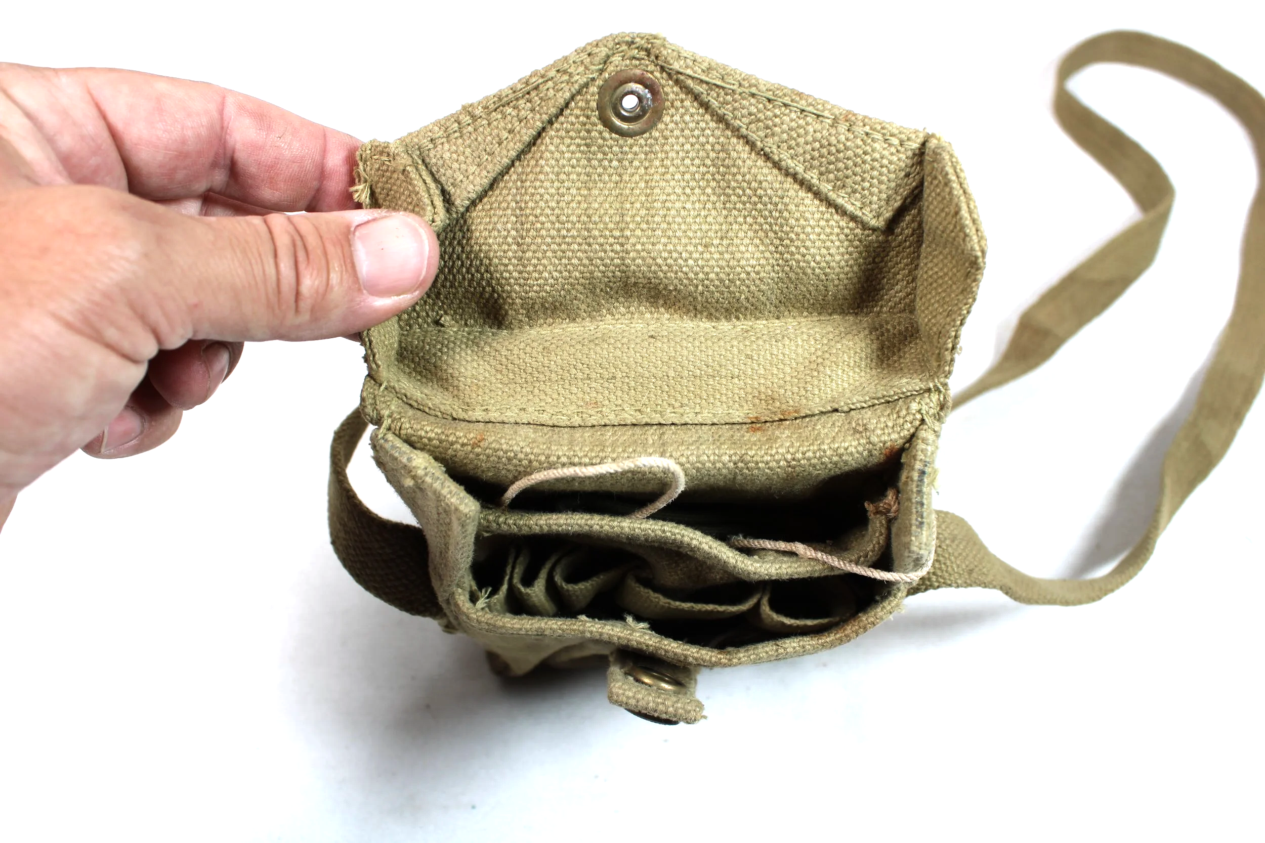 WW2 British army officers webbing holdall