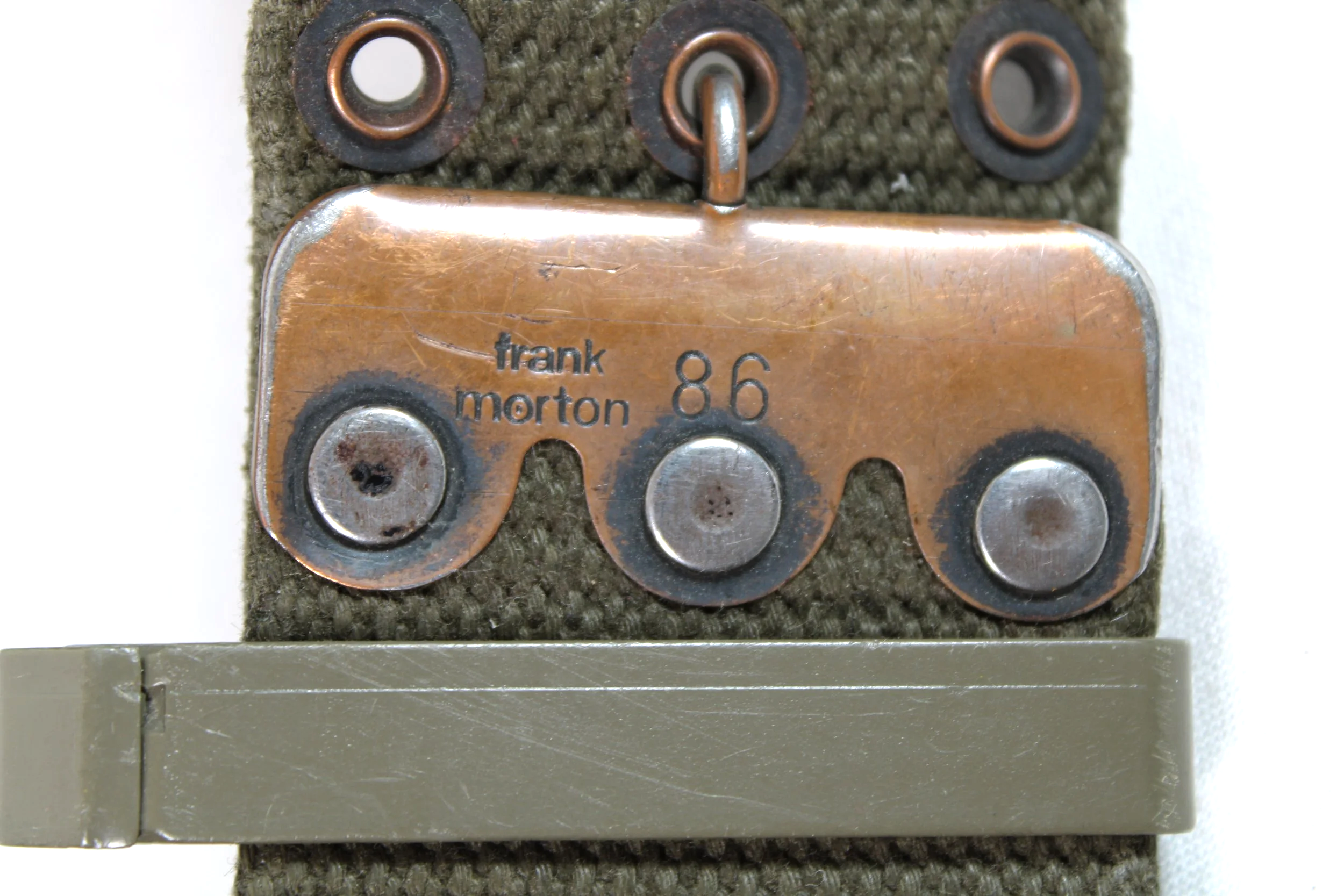Austrian Army 3 Hole Web Belt , Broken Catch