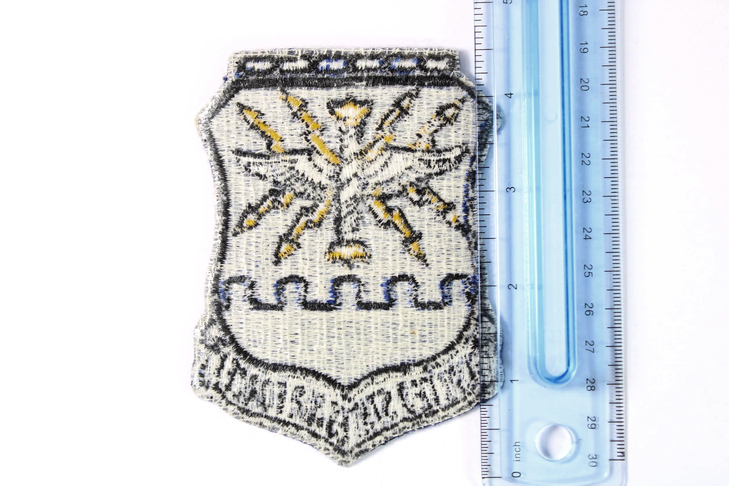 Large States Air Force Patch Iron On Backing