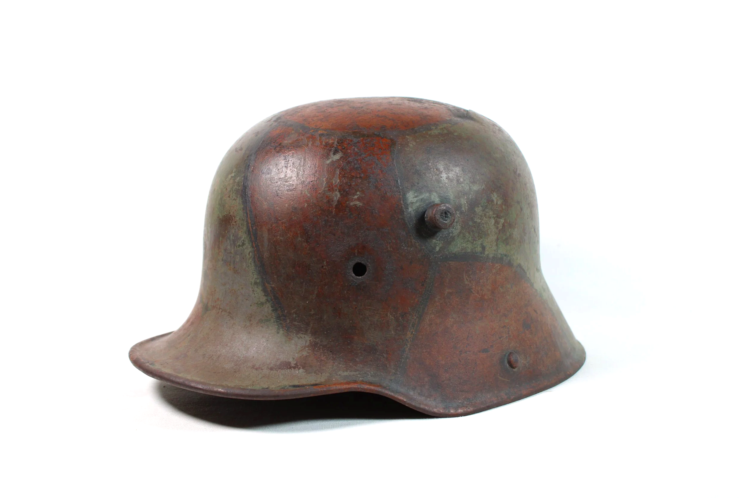 WW1 German Original M16 Camouflage Helmet Si66
