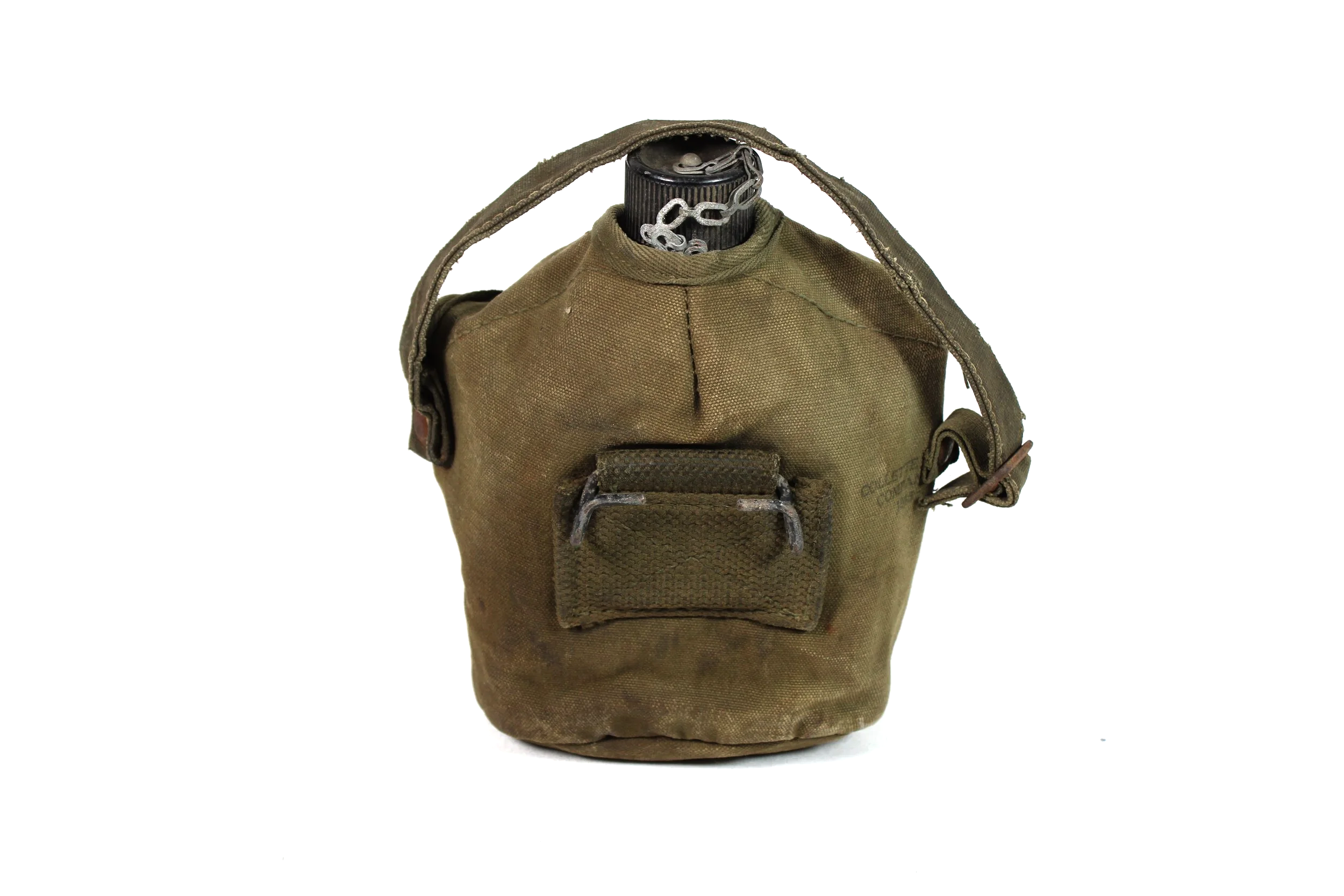 WW2 US 1945 Canteen Set W/ Custom Strap