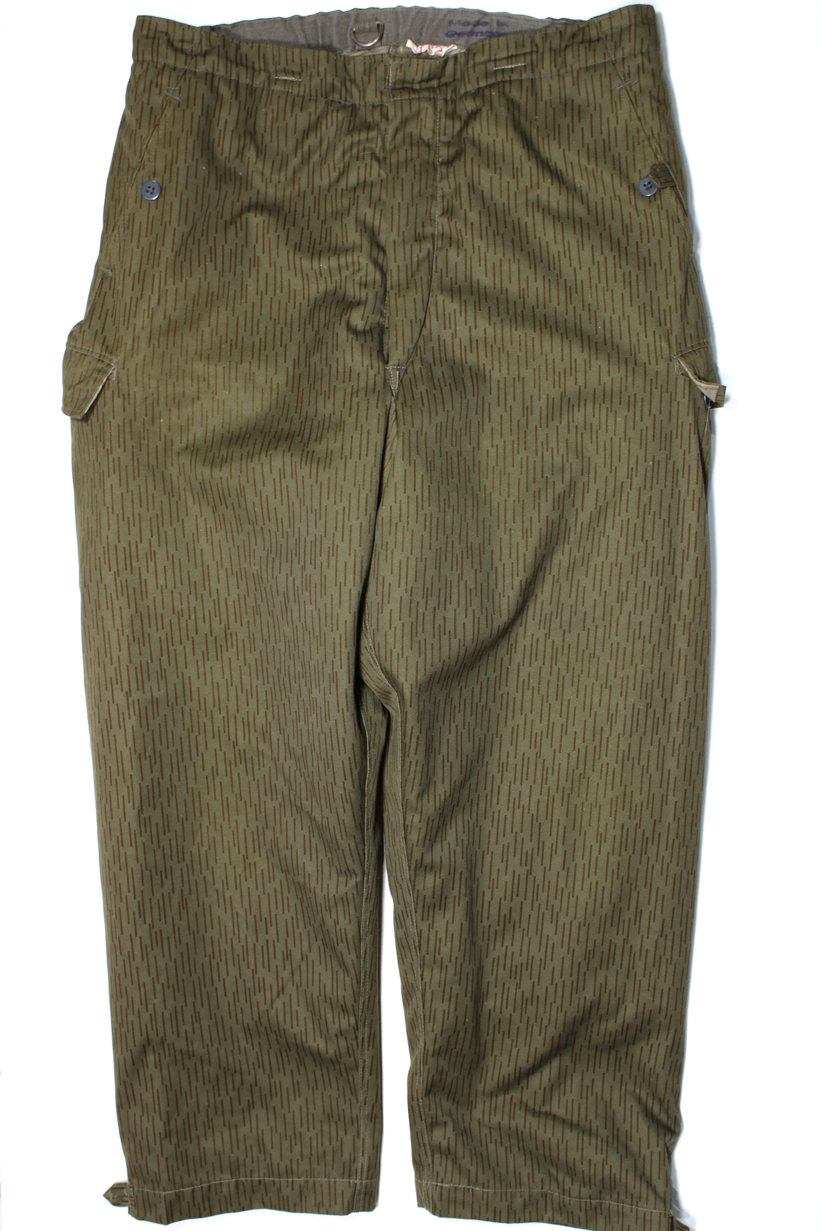 East German Strichtarn Raindrop Camo Winter Pants Trousers Uniform DDR NVA m48