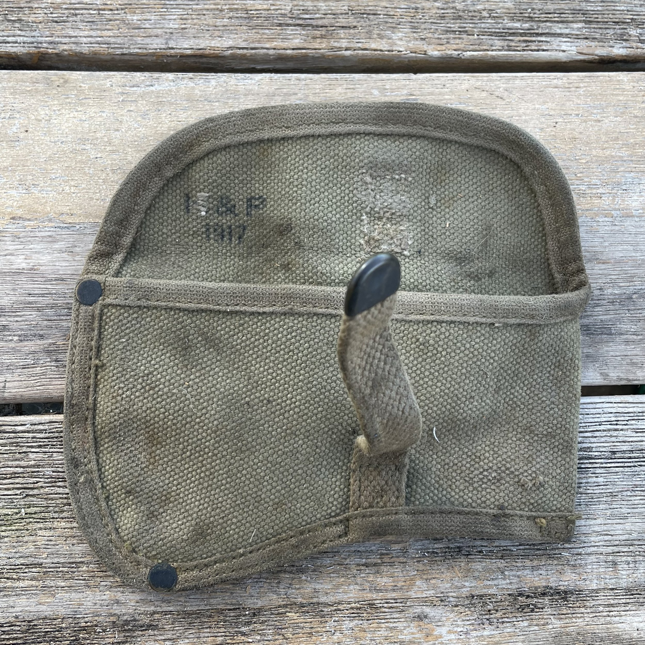 Original WWI U.S. Army M-1917 Hatchet Canvas Cover 1917 Dated