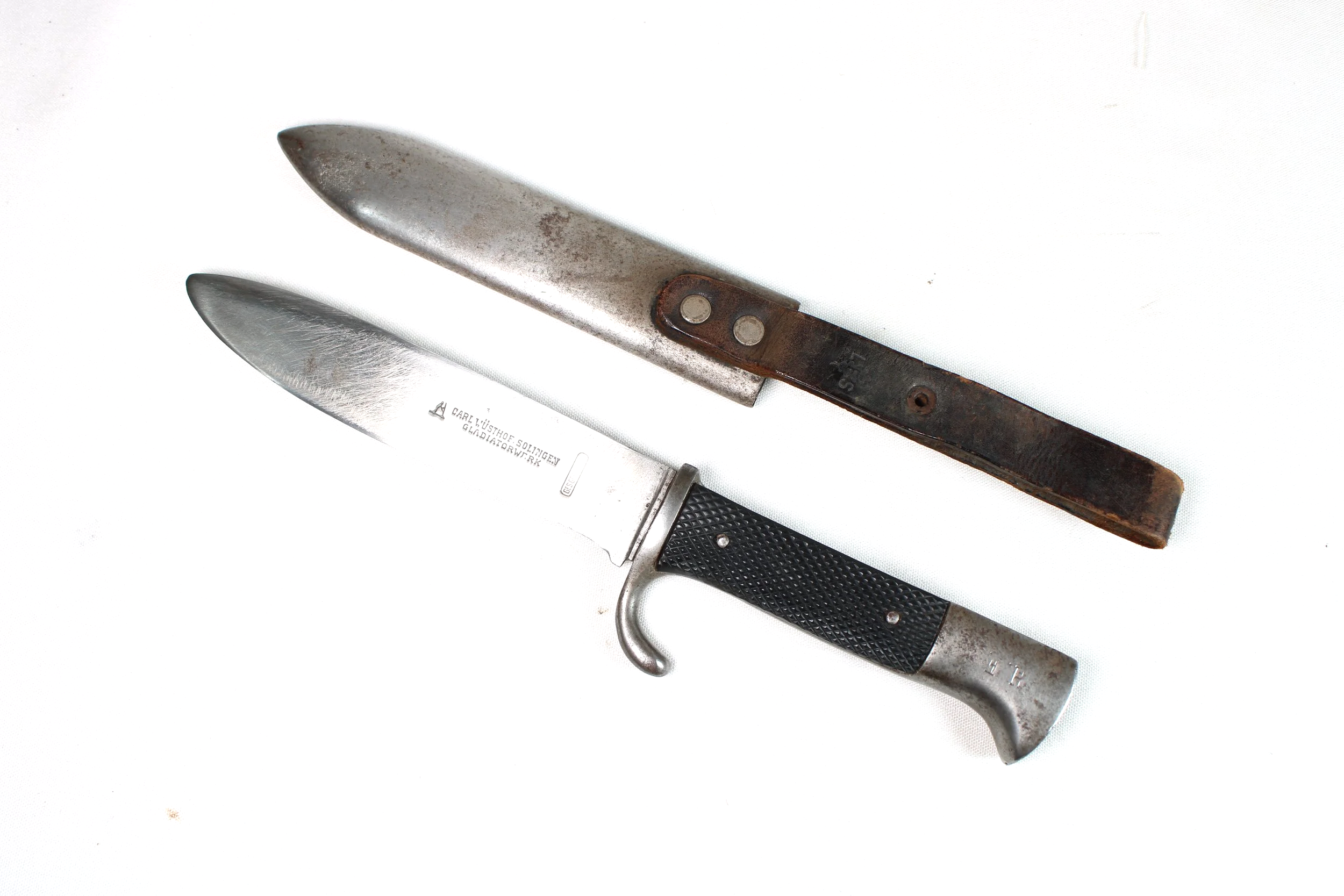Earliest Model 1933 Hitler Youth "Hitlerjugend" Knife by Carl Wüsthof of Solingen