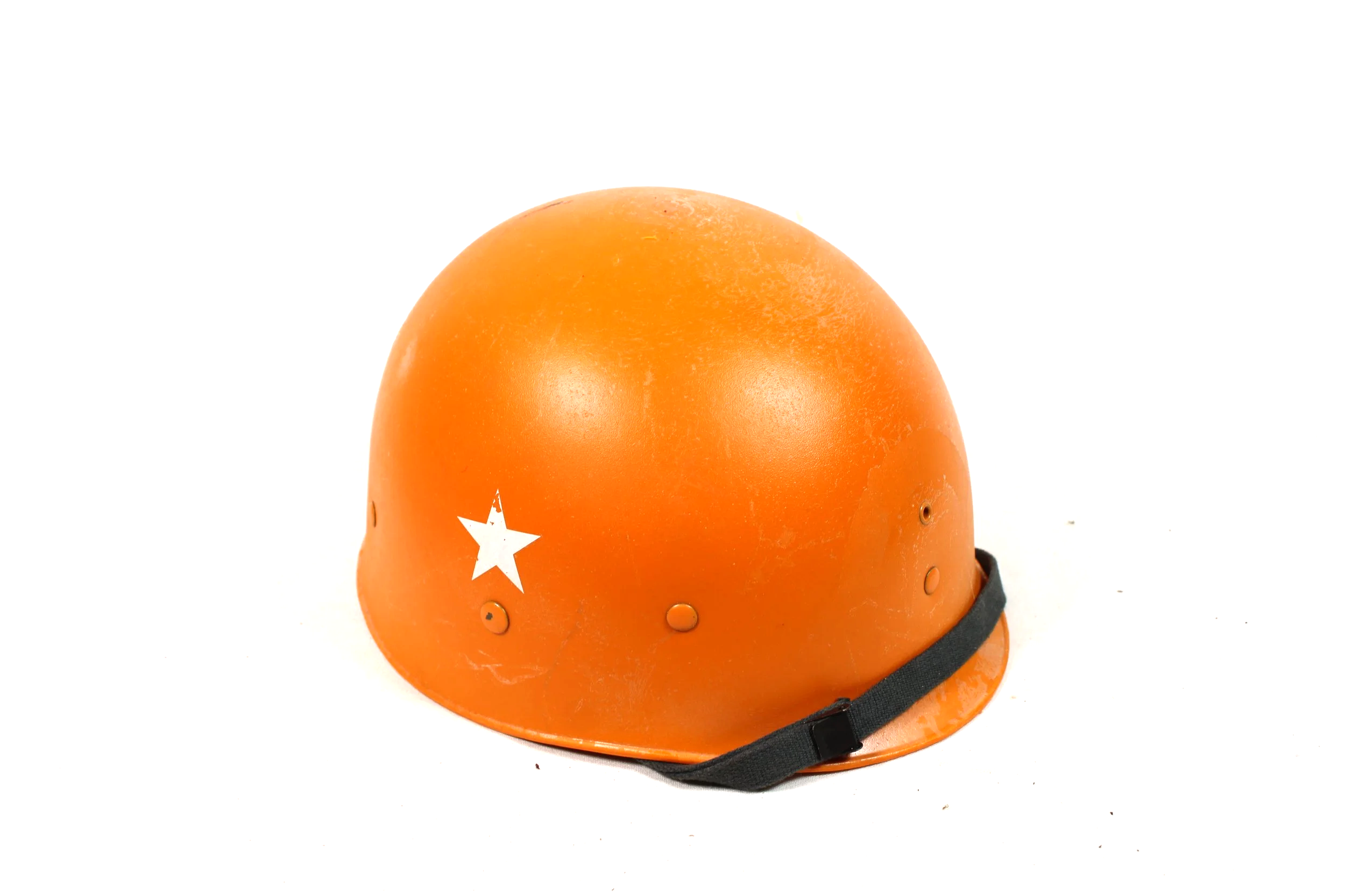 Austrian Orange Plastic M1 Helmet Liner