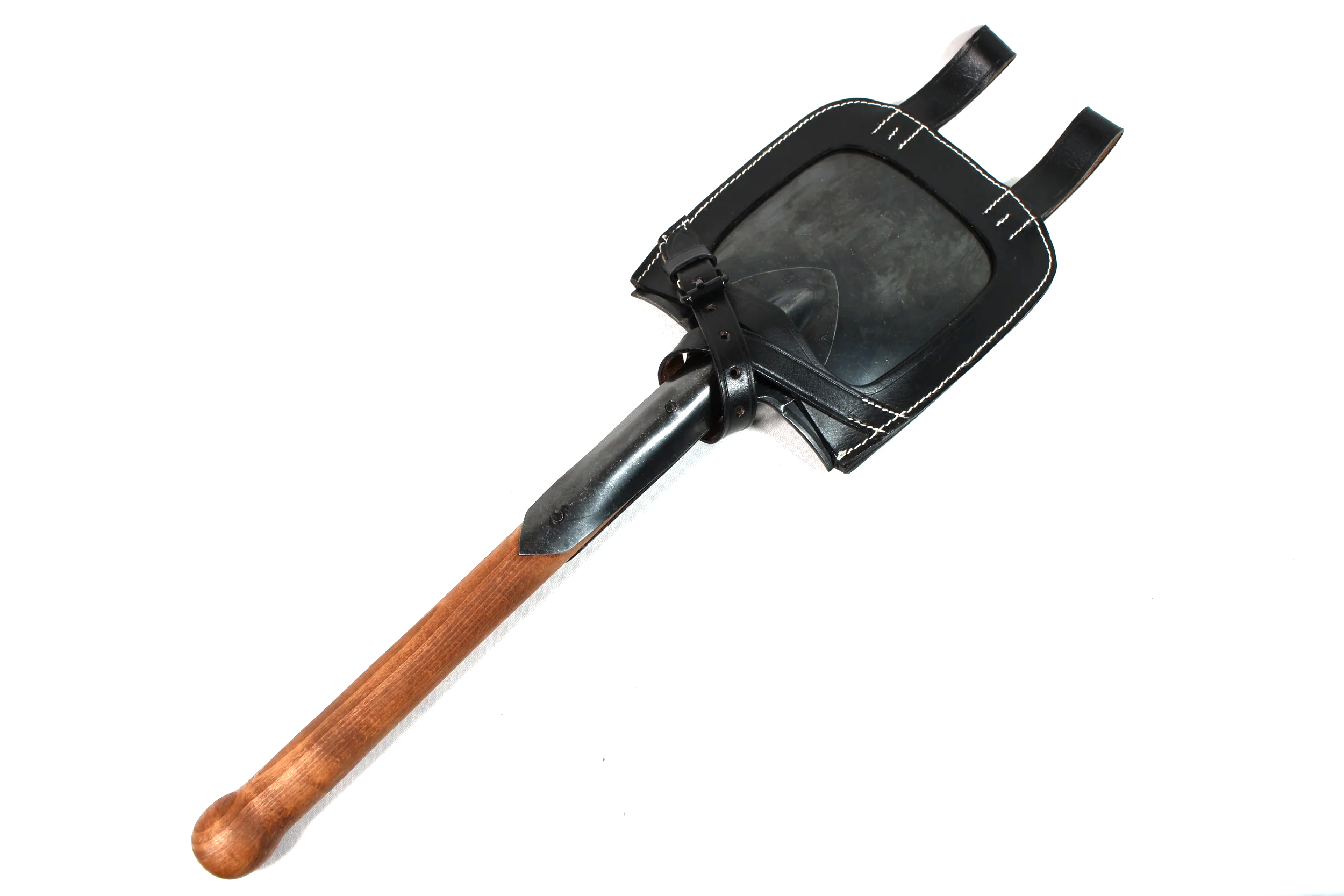 WW2 German E-Tool Shovel and Carrier Reproduction Matching Set