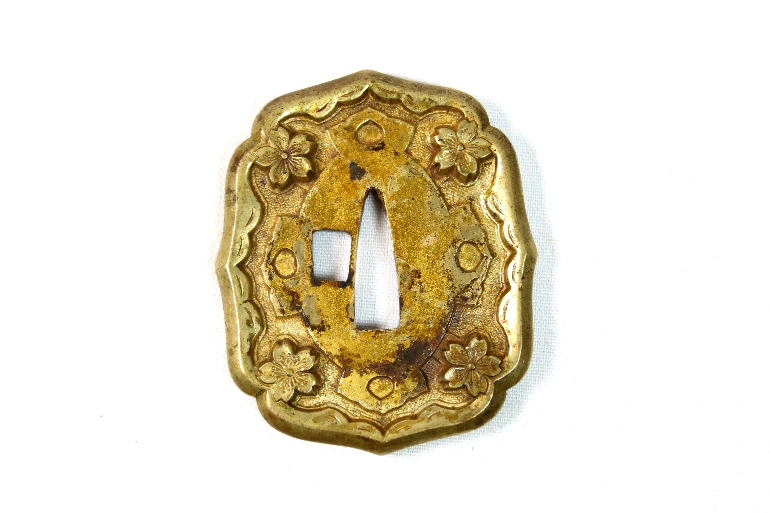 WWII 1934 Pattern Shin-Gunto Japanese Sword Tsuba